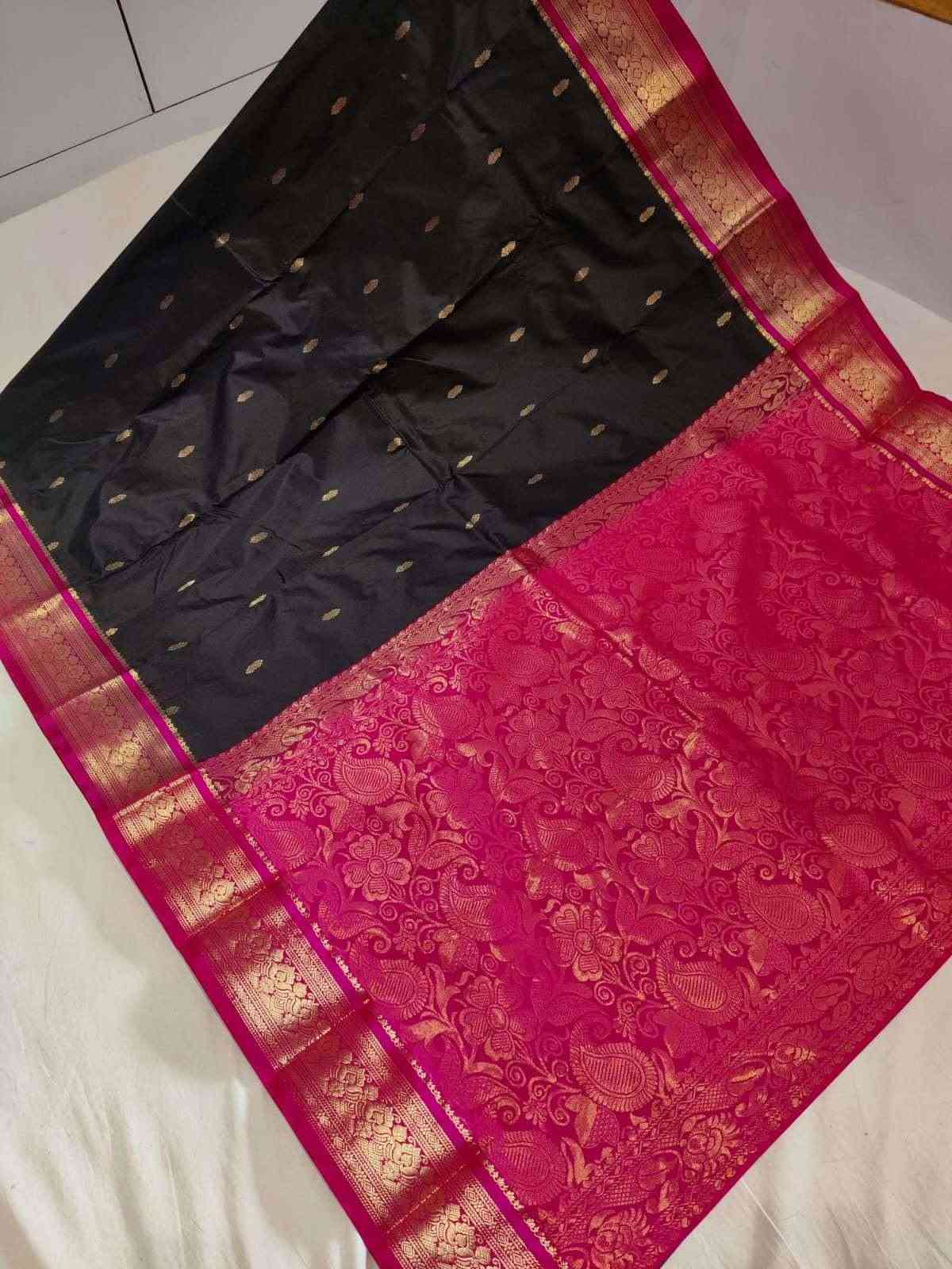 Pure Silk Kanjivaram Paithani Saree - Paithanistore