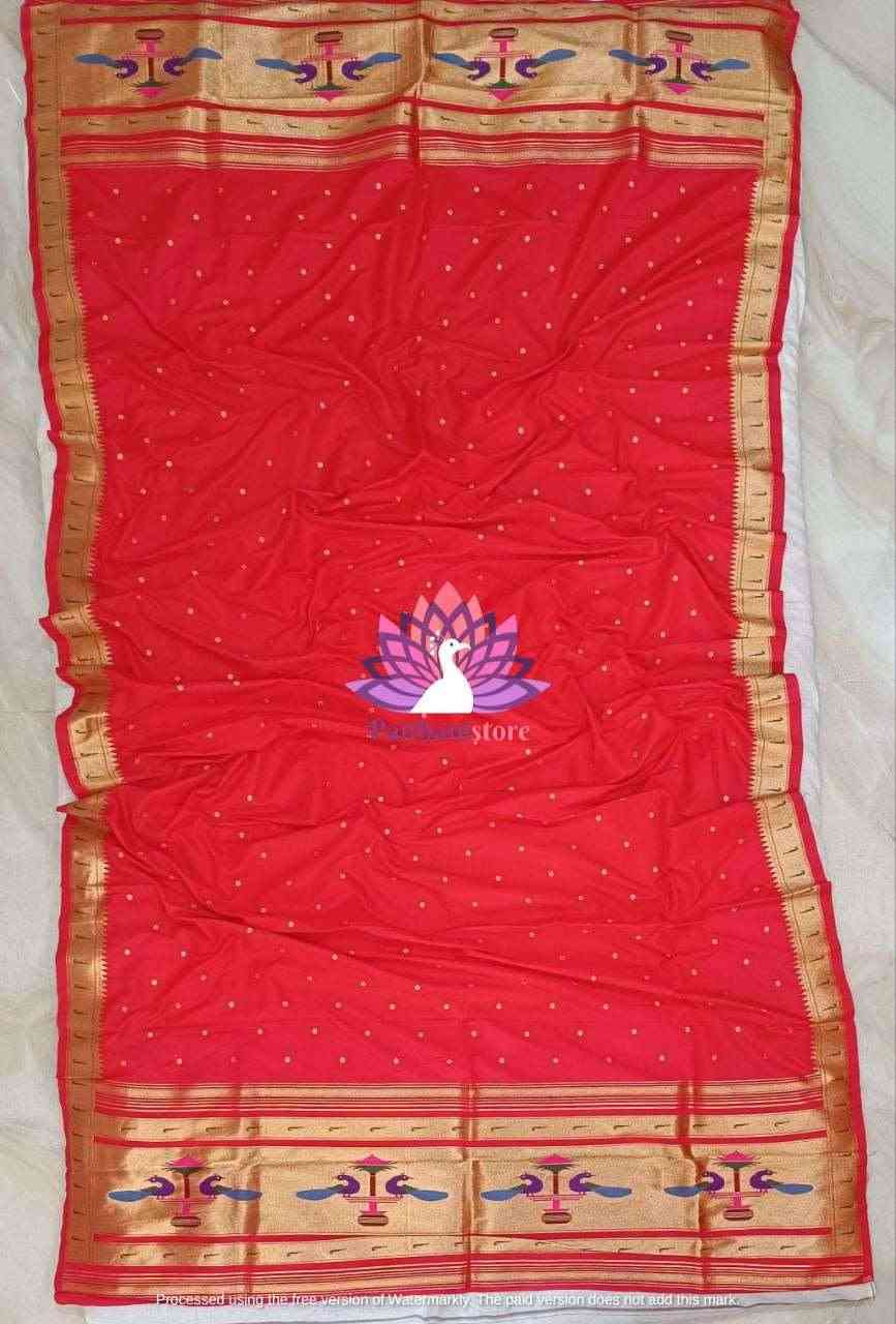 Muniya Border Paithani Dupatta - Paithanistore