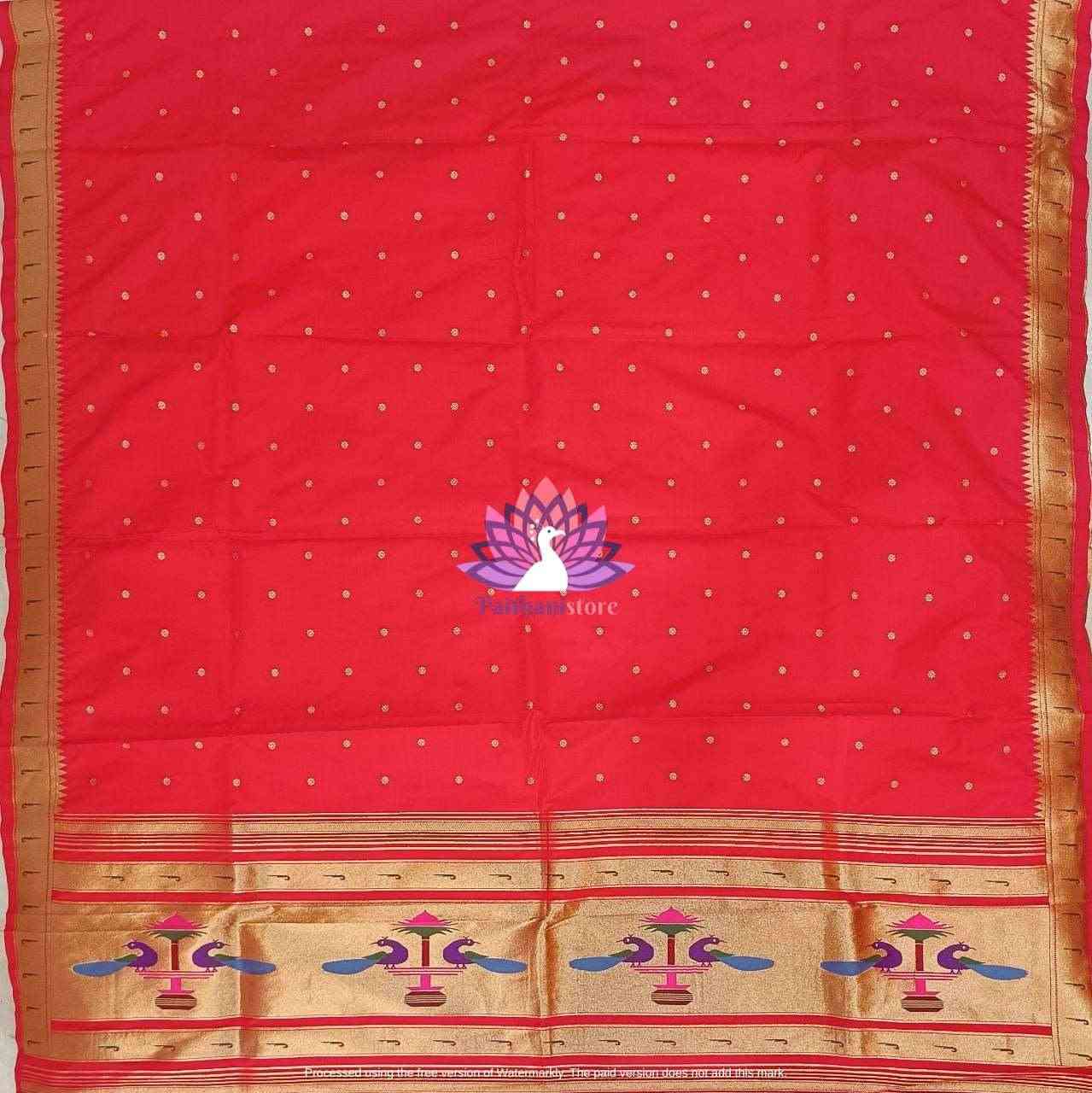 Muniya Border Paithani Dupatta - Paithanistore