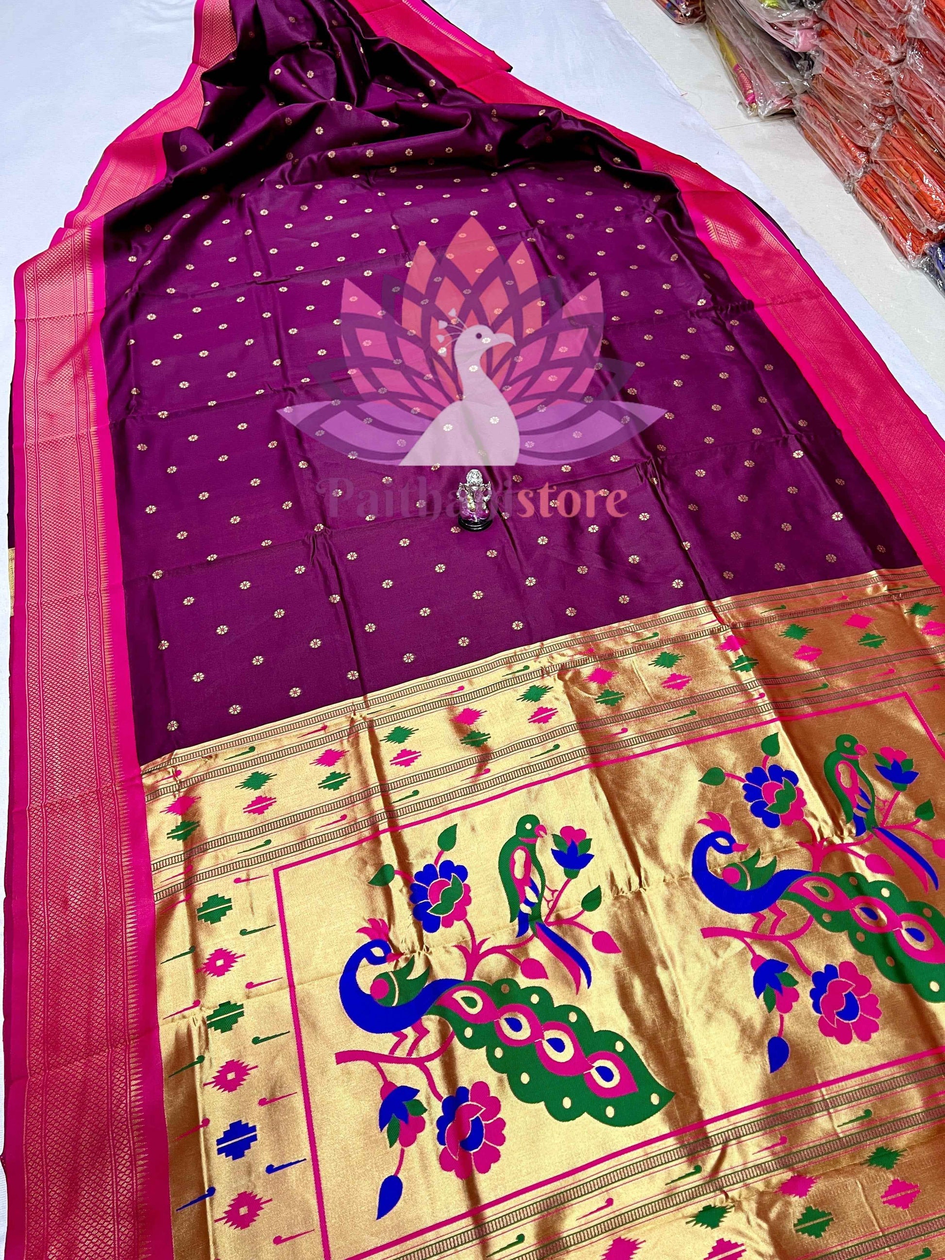 Kadiyal Paithani Saree – Exquisite Traditional Elegance
