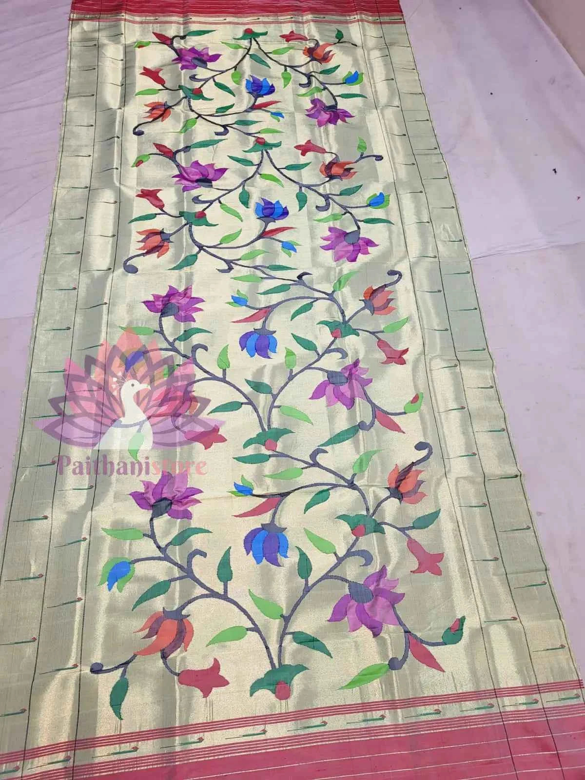 Pure Silk Handloom Designer Dupatta