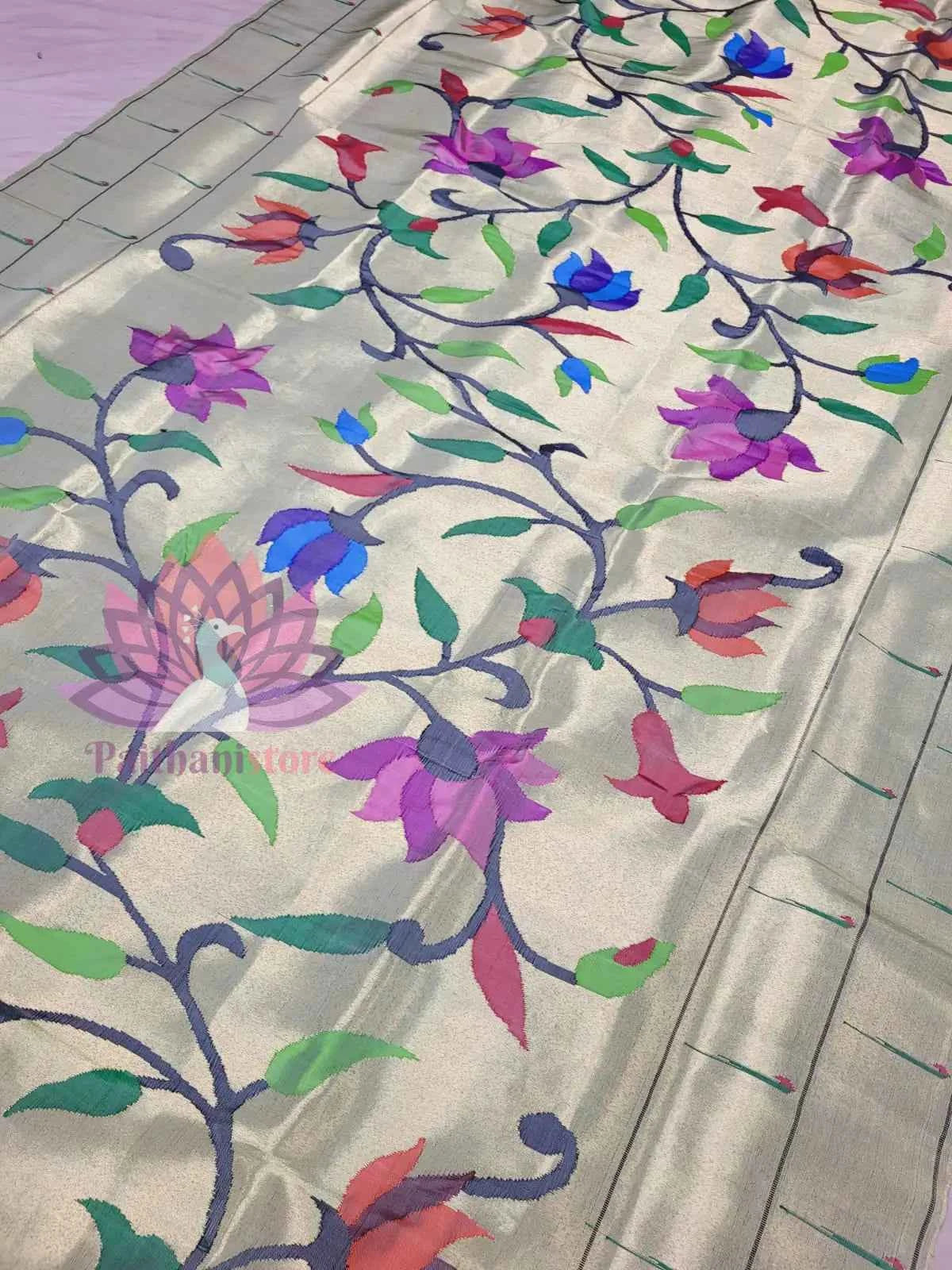 Pure Silk Handloom Designer Dupatta