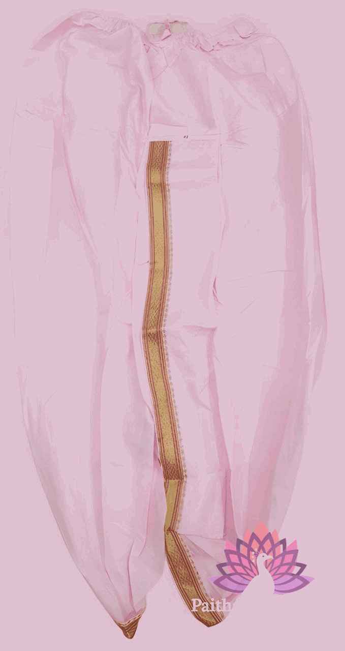 Light Pink Dhoti for Men