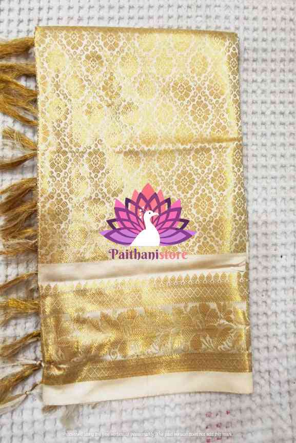 Off-White Paithani Shela Online - Paithanistore