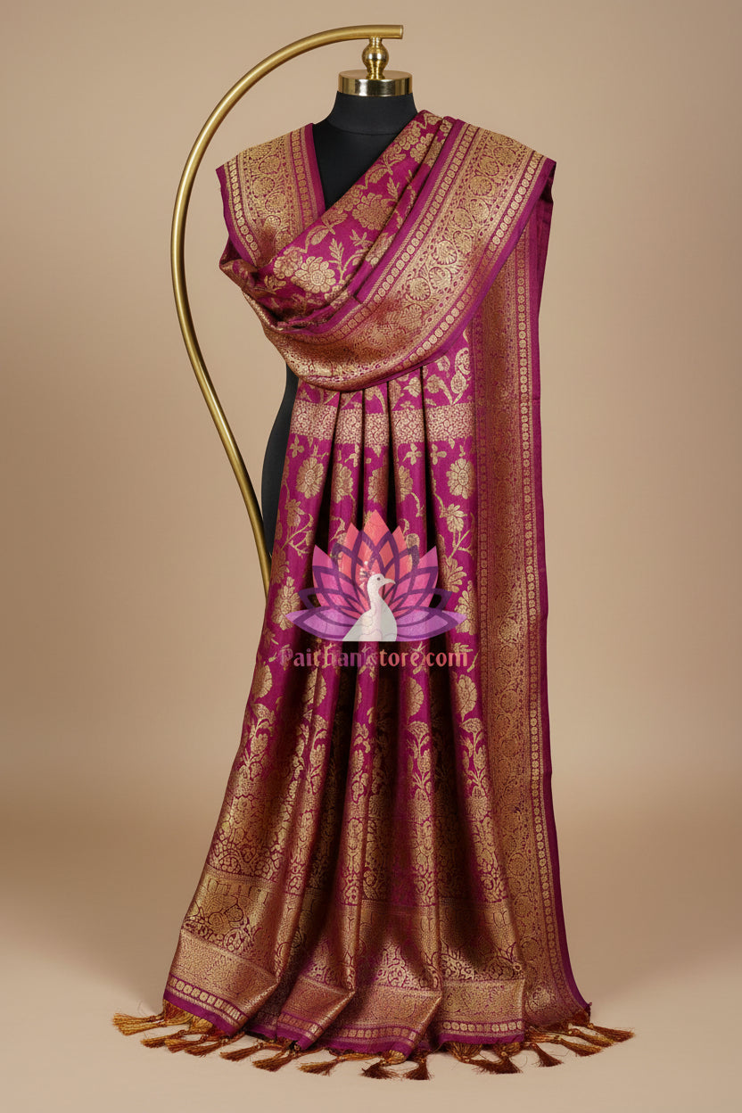 Purple Shela For Bride
