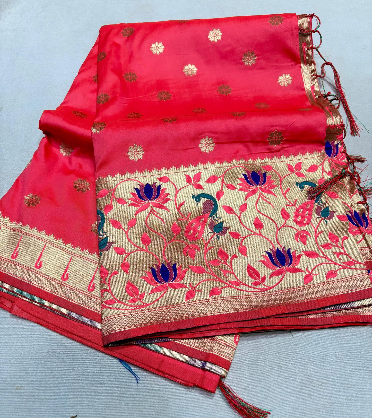 Semi Silk Saree - Diwali Special Sale — Border Detail