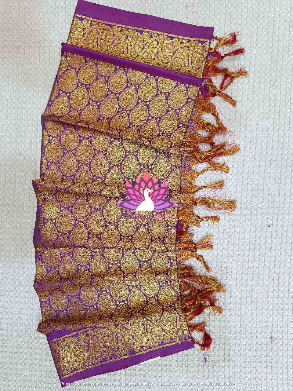 Purple Paithani Shela For Women - Paithanistore