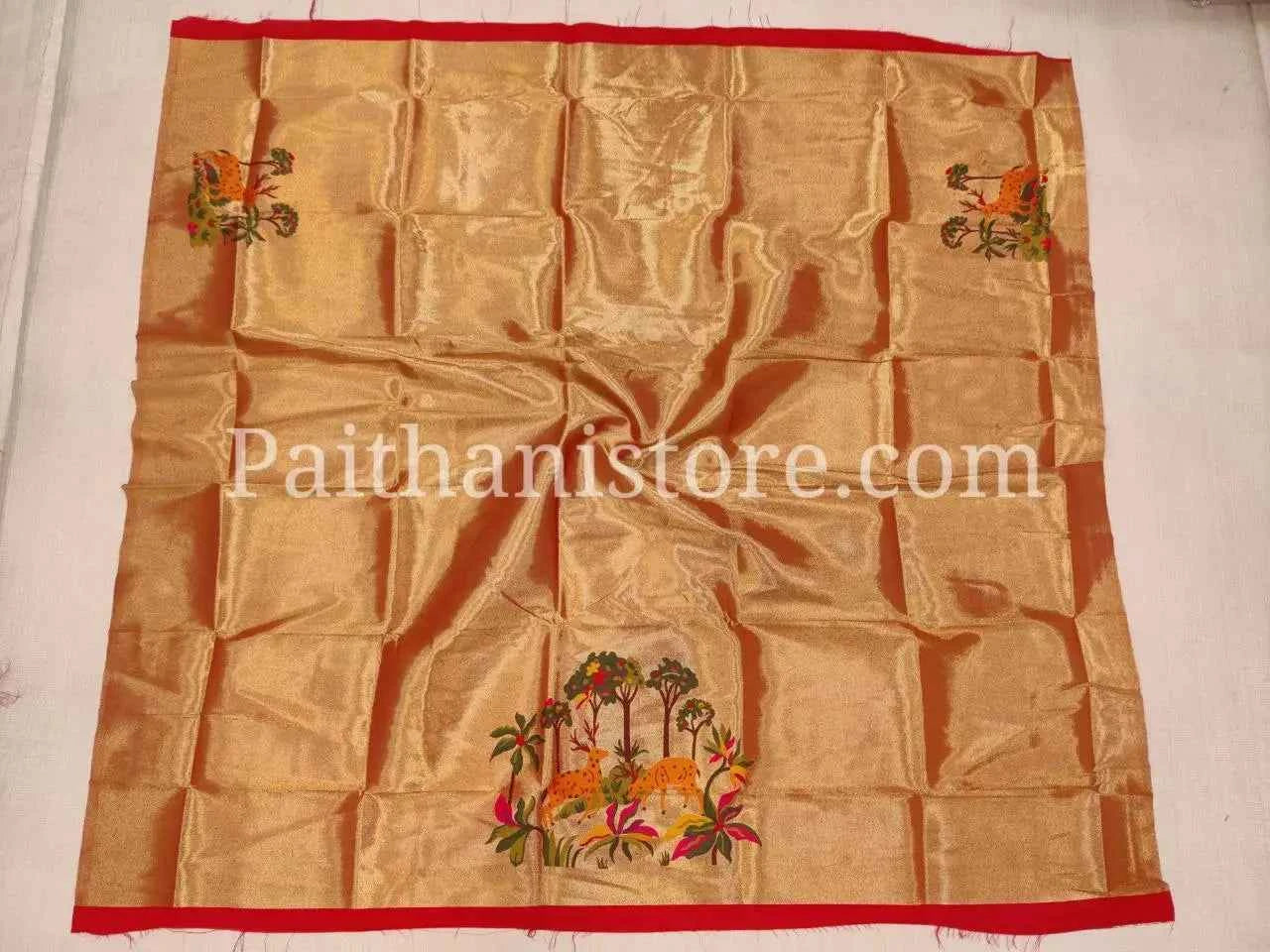 Traditional Paithani Blouse Piece