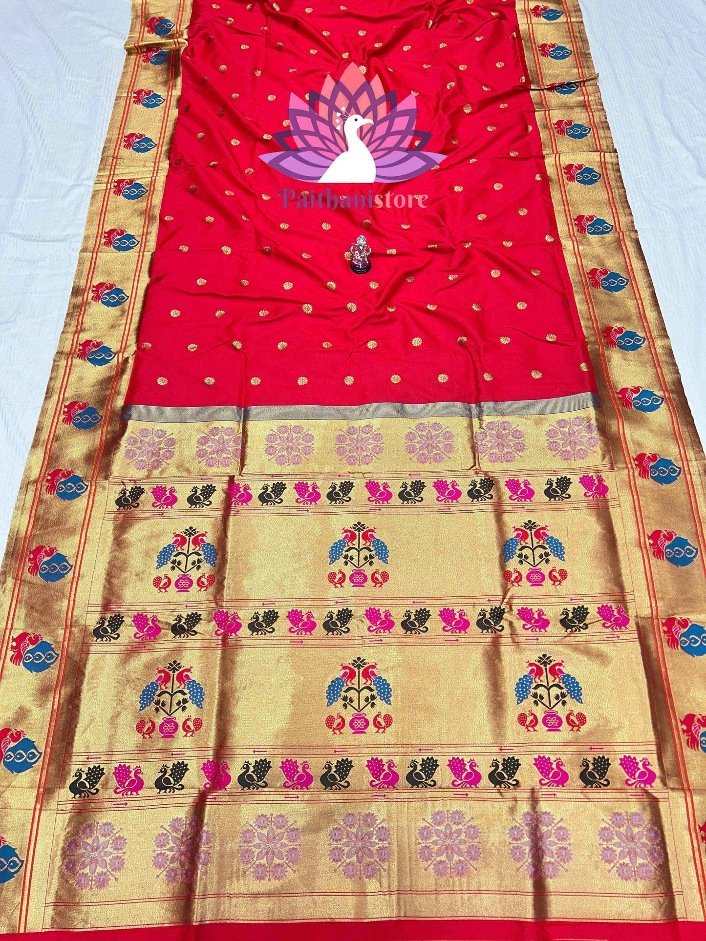 Peacock Border Paithani Saree
