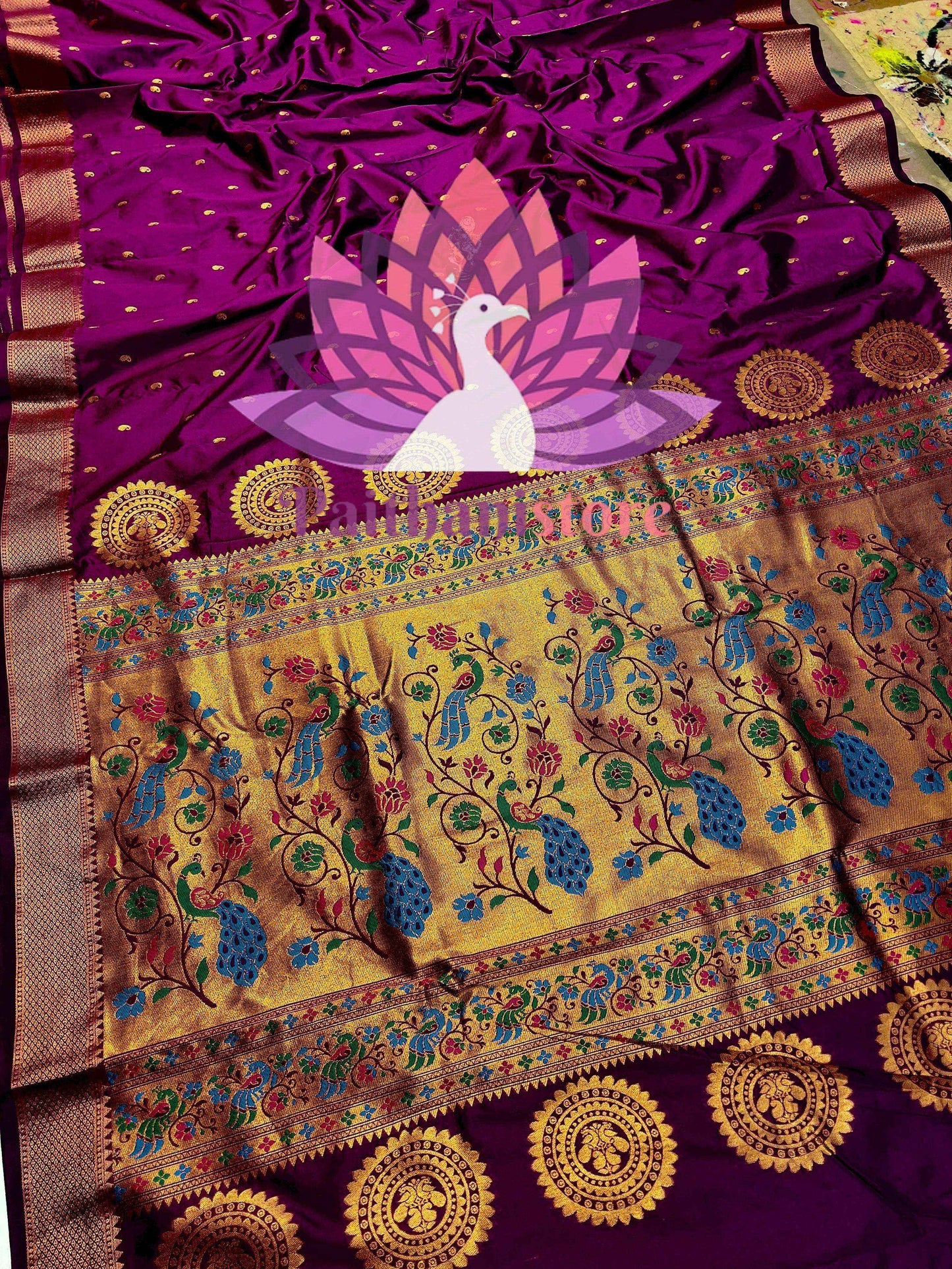 Beautiful Soft Silk Paithani Sarees