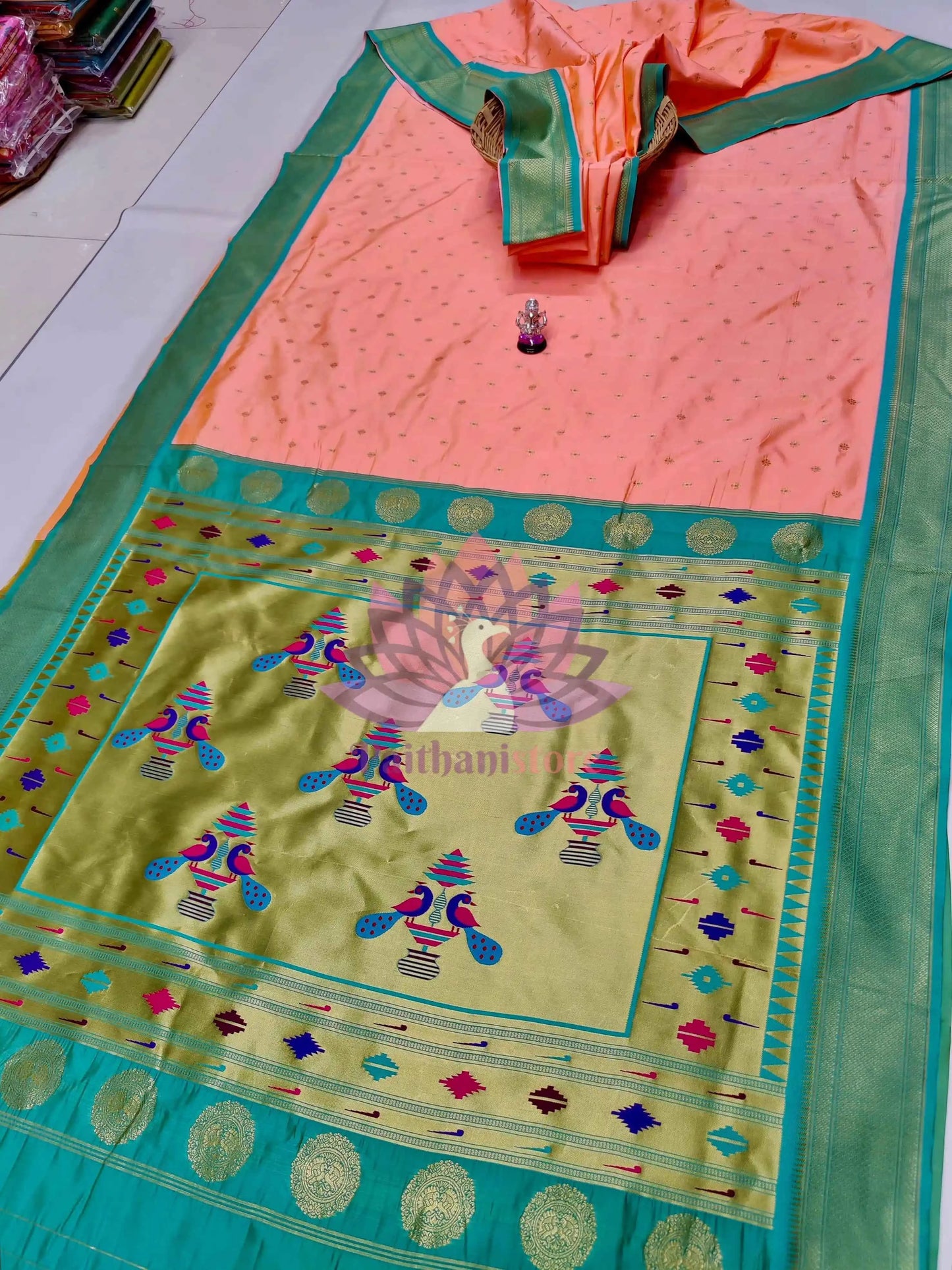 Semi Silk Yeola Paithani Saree