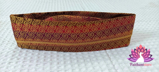 All Over Design Paithani Topi