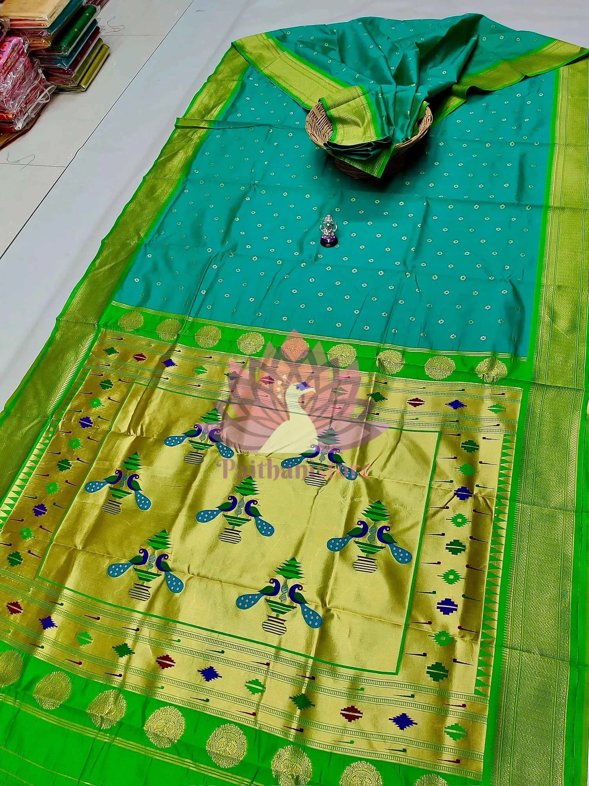 Semi Silk Yeola Paithani Saree