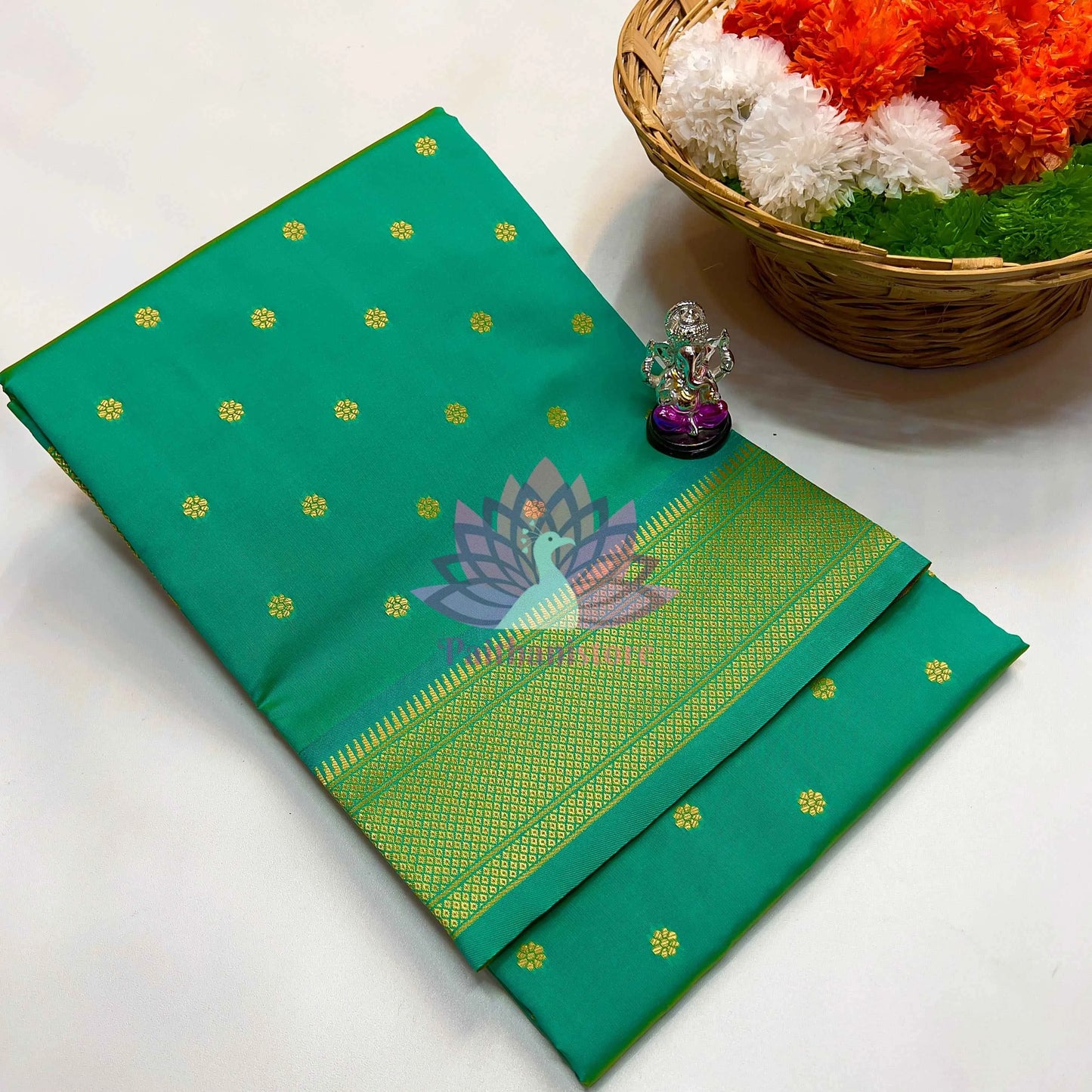 Semi Silk Yeola Paithani Saree