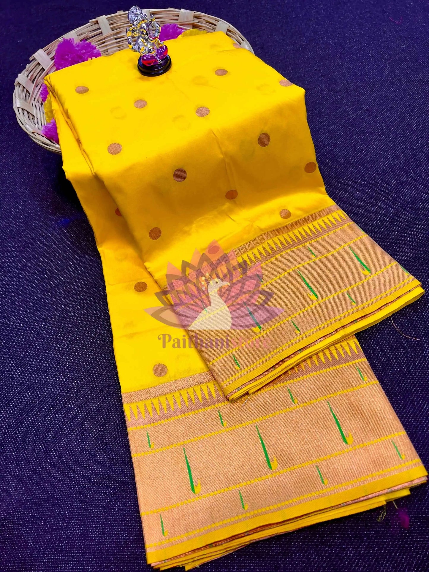 Semi-Silk Paithani Saree