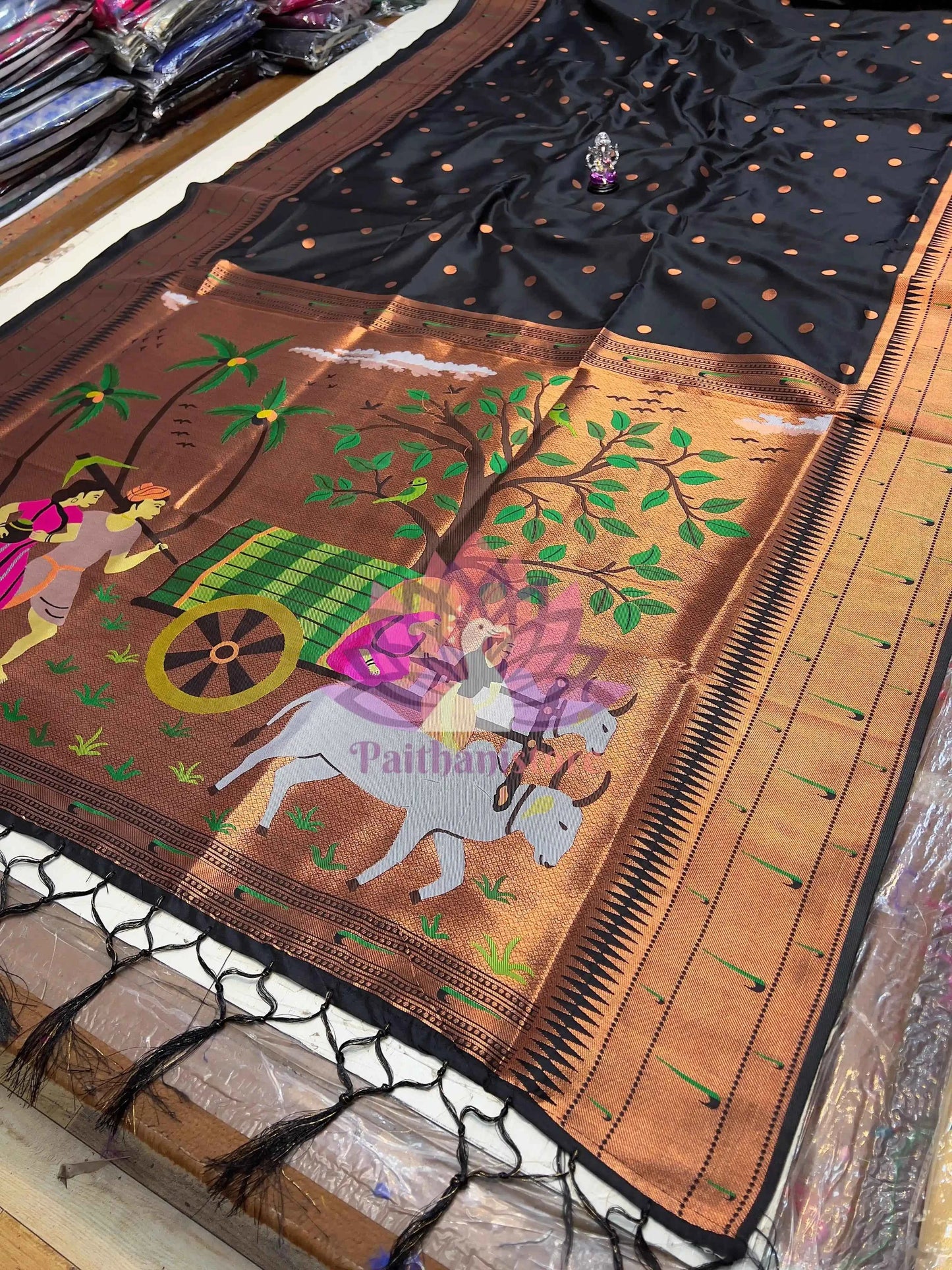 Semi-Silk Paithani Saree