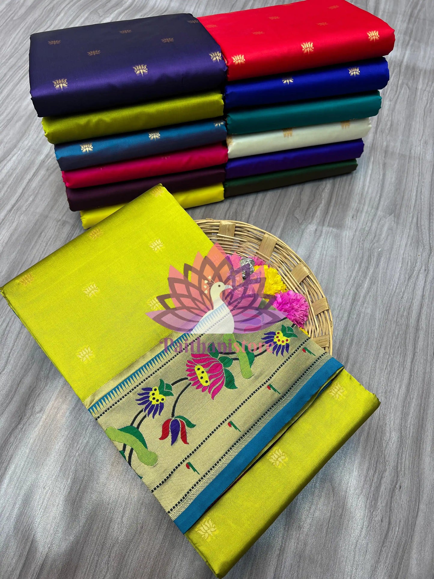 Lotus Paithani Saree