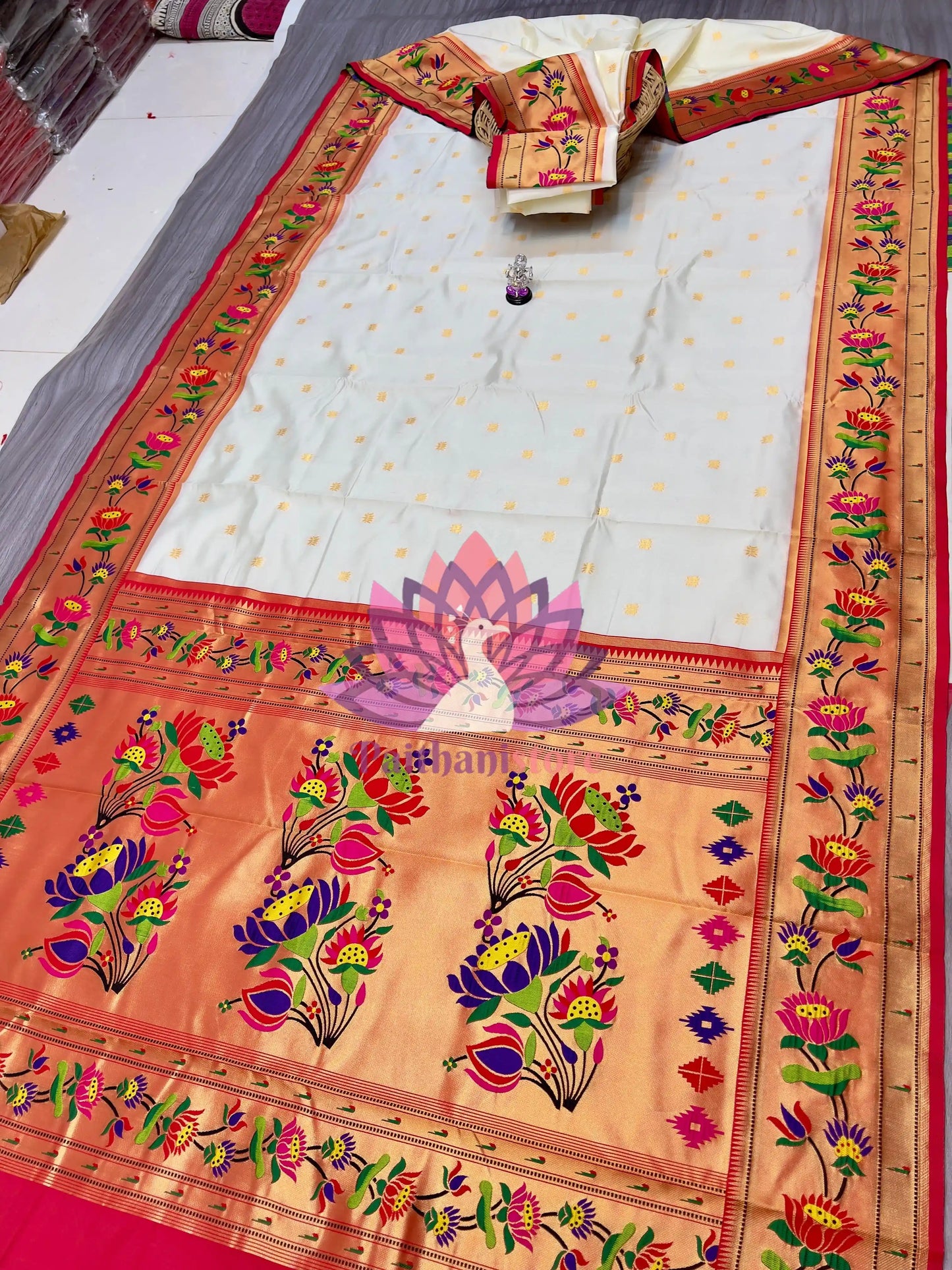 Lotus Paithani Saree