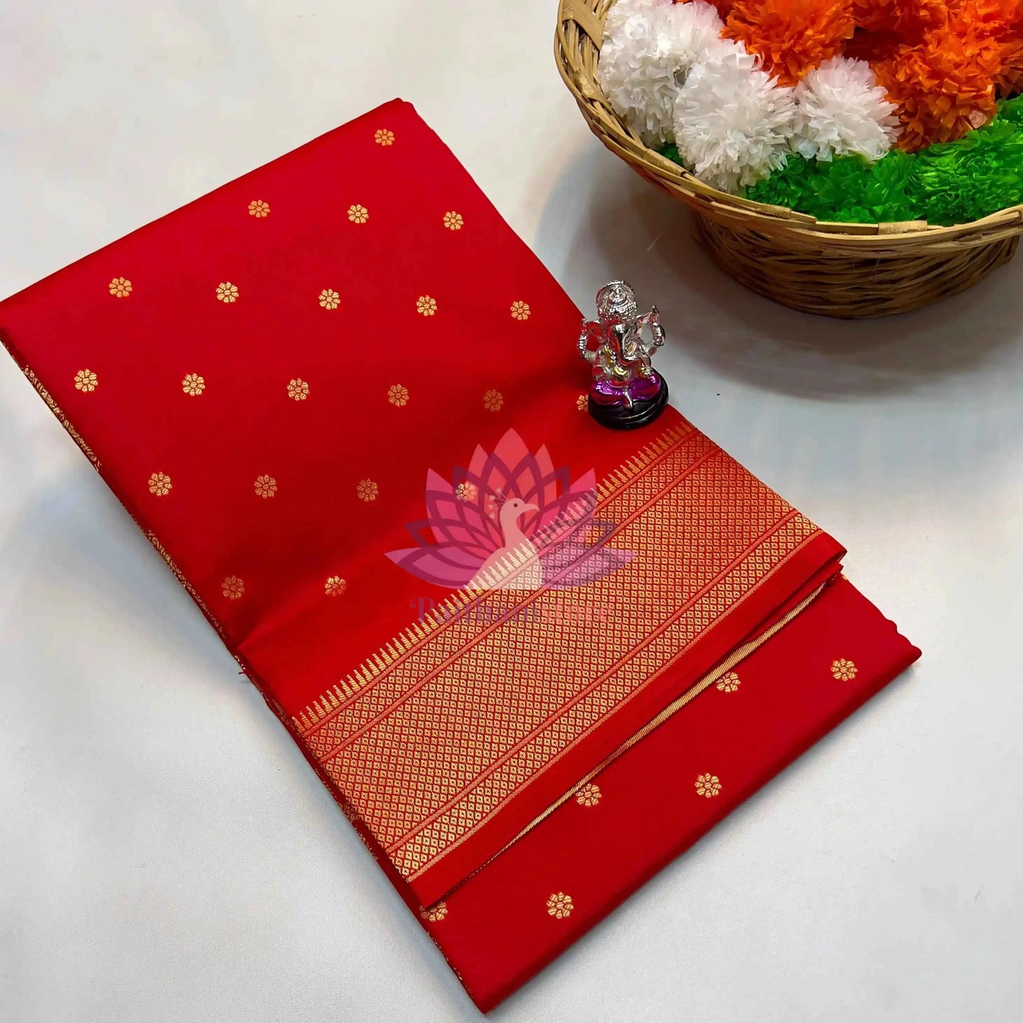 Semi Silk Yeola Paithani Saree