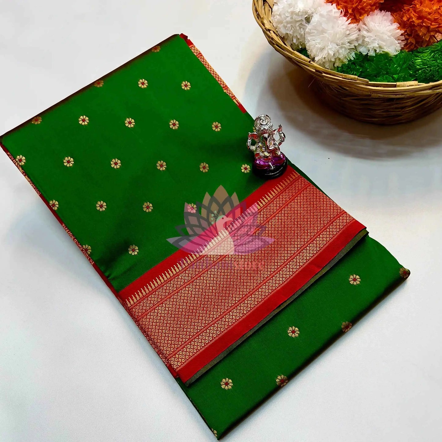 Semi Silk Yeola Paithani Saree