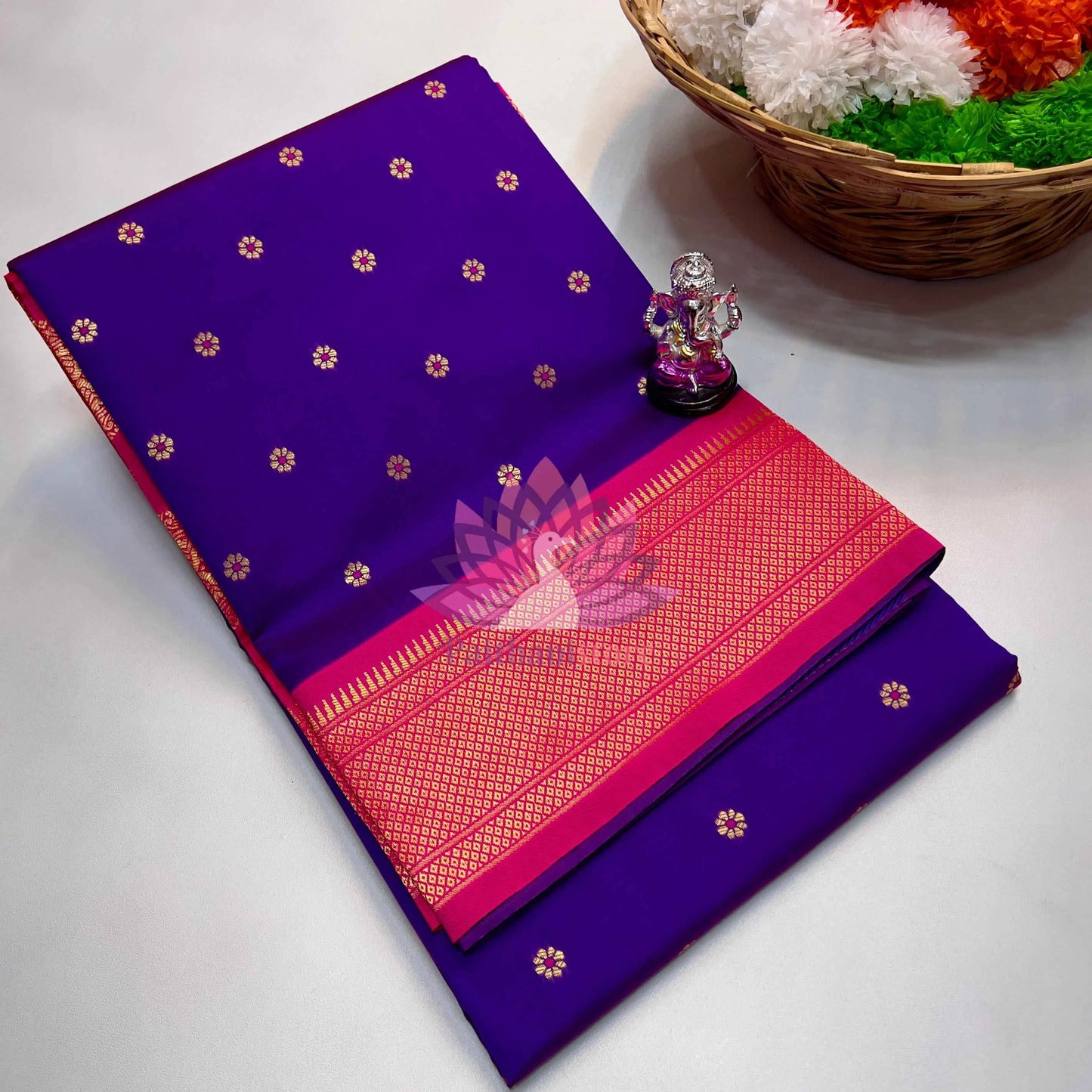 Semi Silk Yeola Paithani Saree