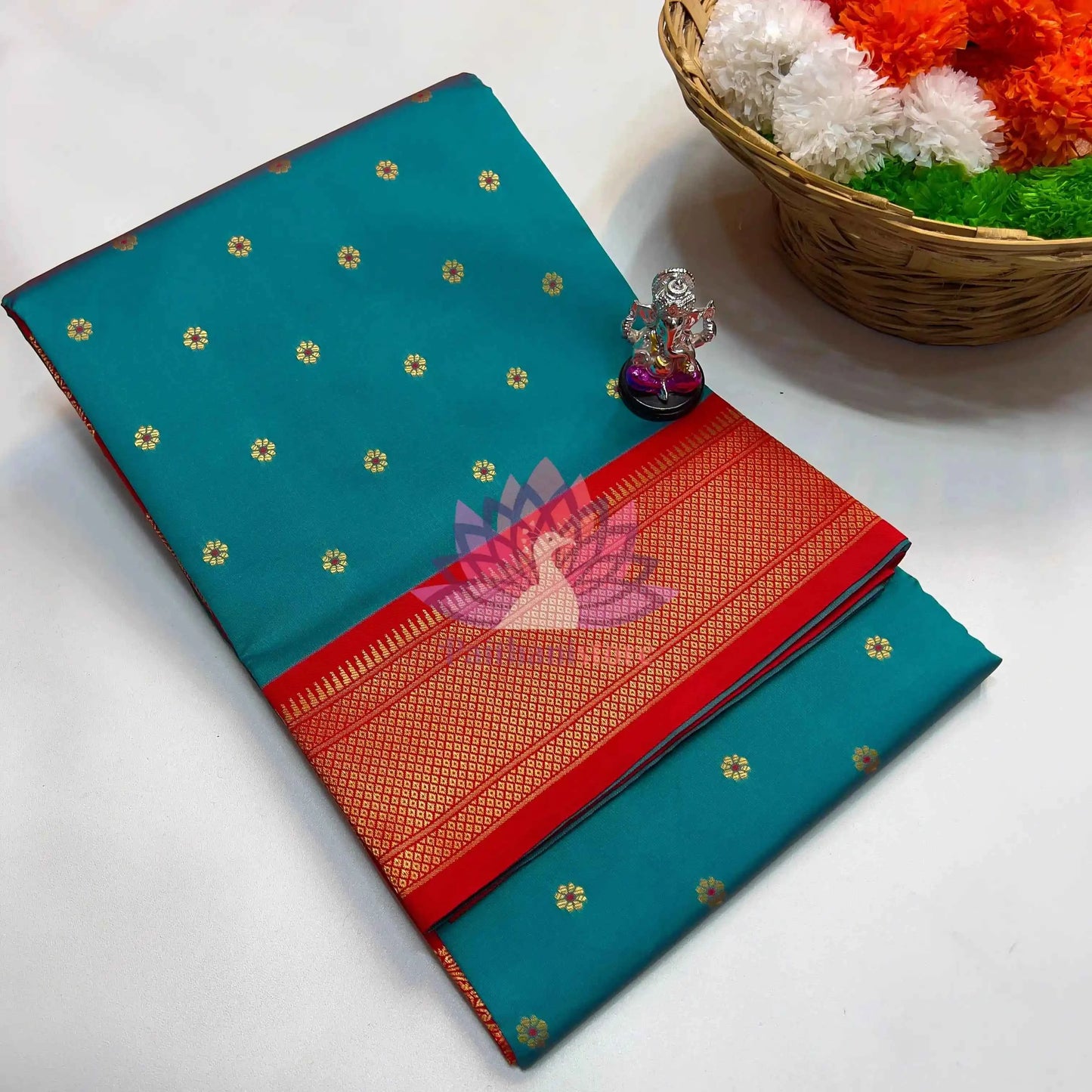 Semi Silk Yeola Paithani Saree