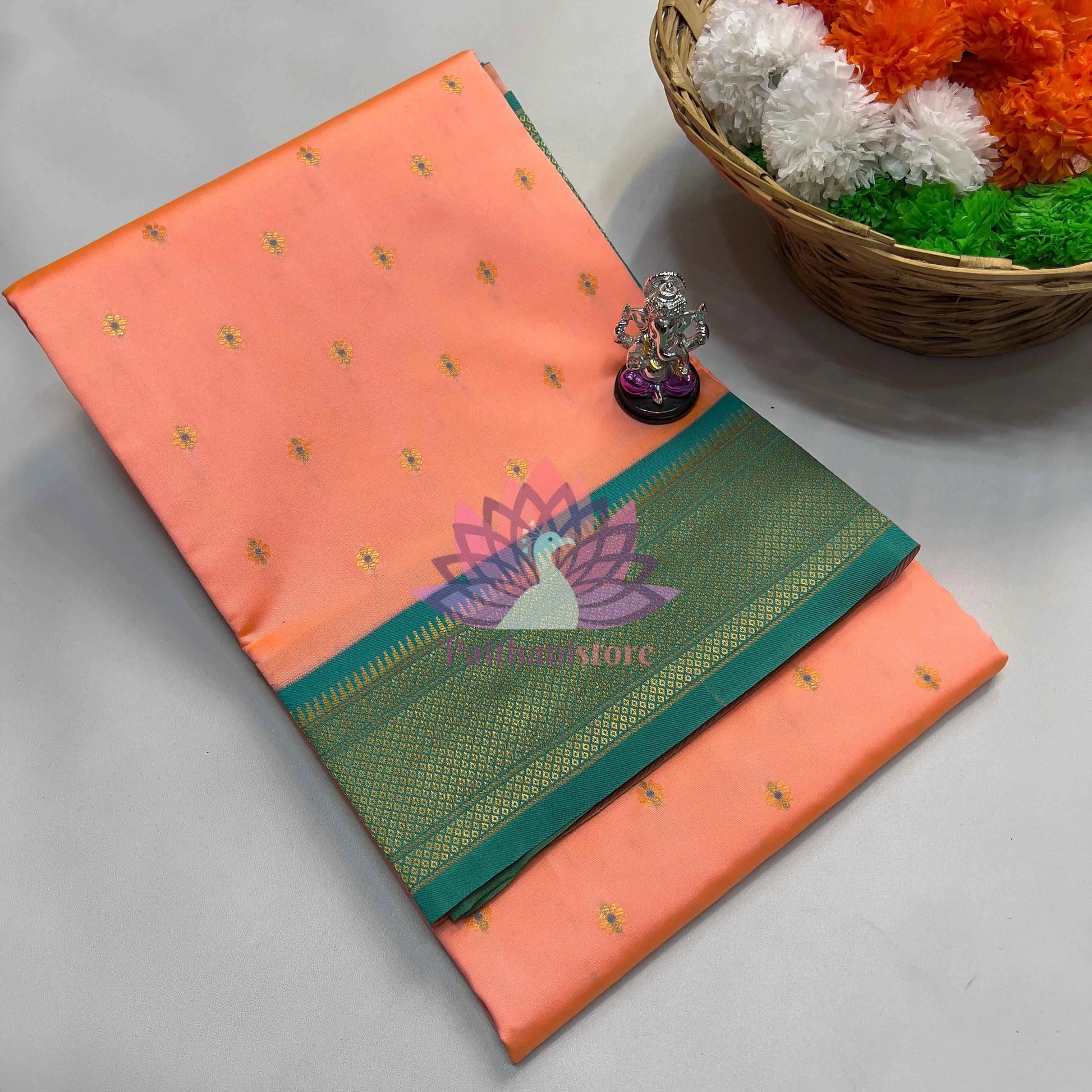 Semi Silk Yeola Paithani Saree