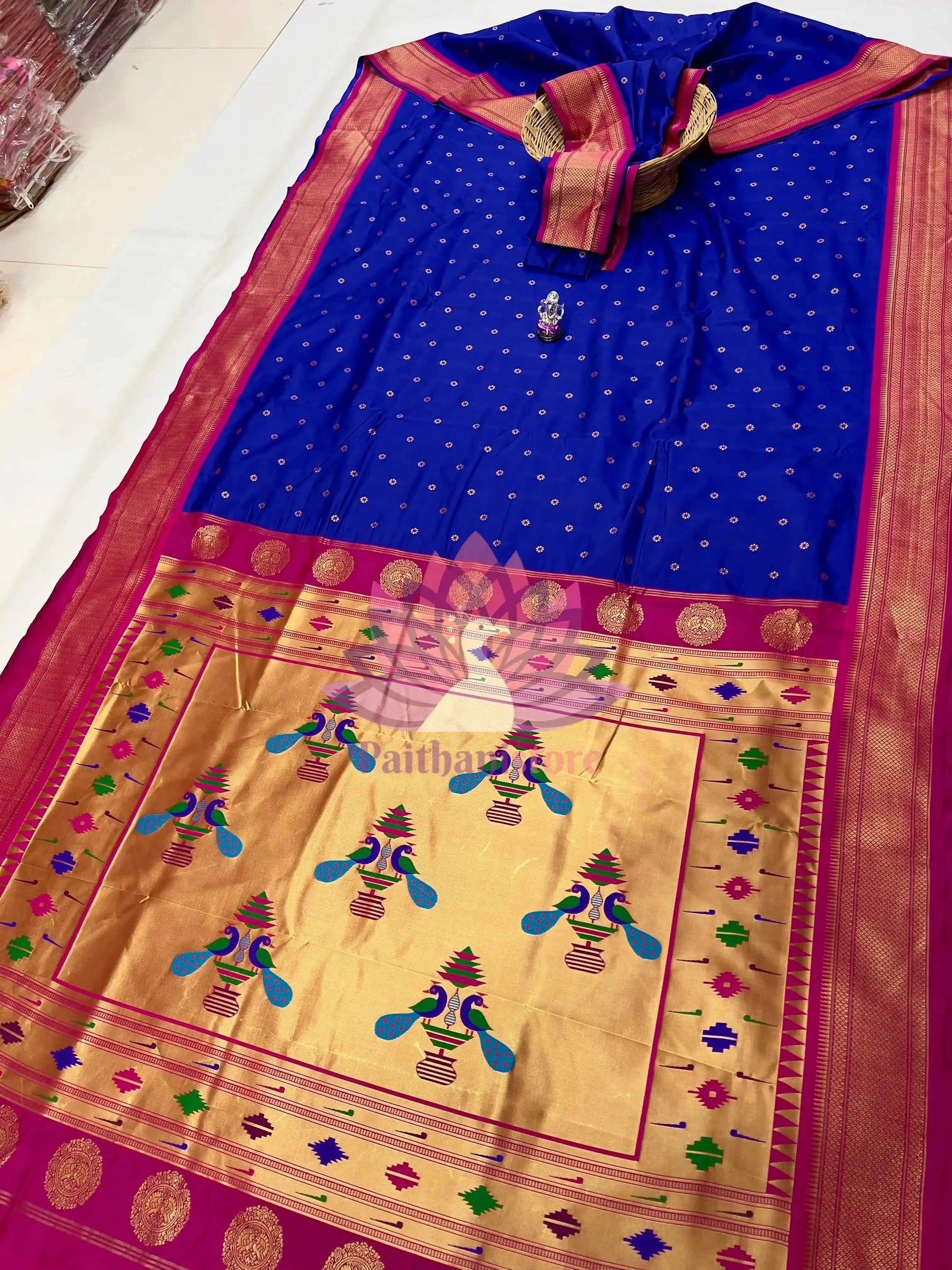 Semi Silk Yeola Paithani Saree