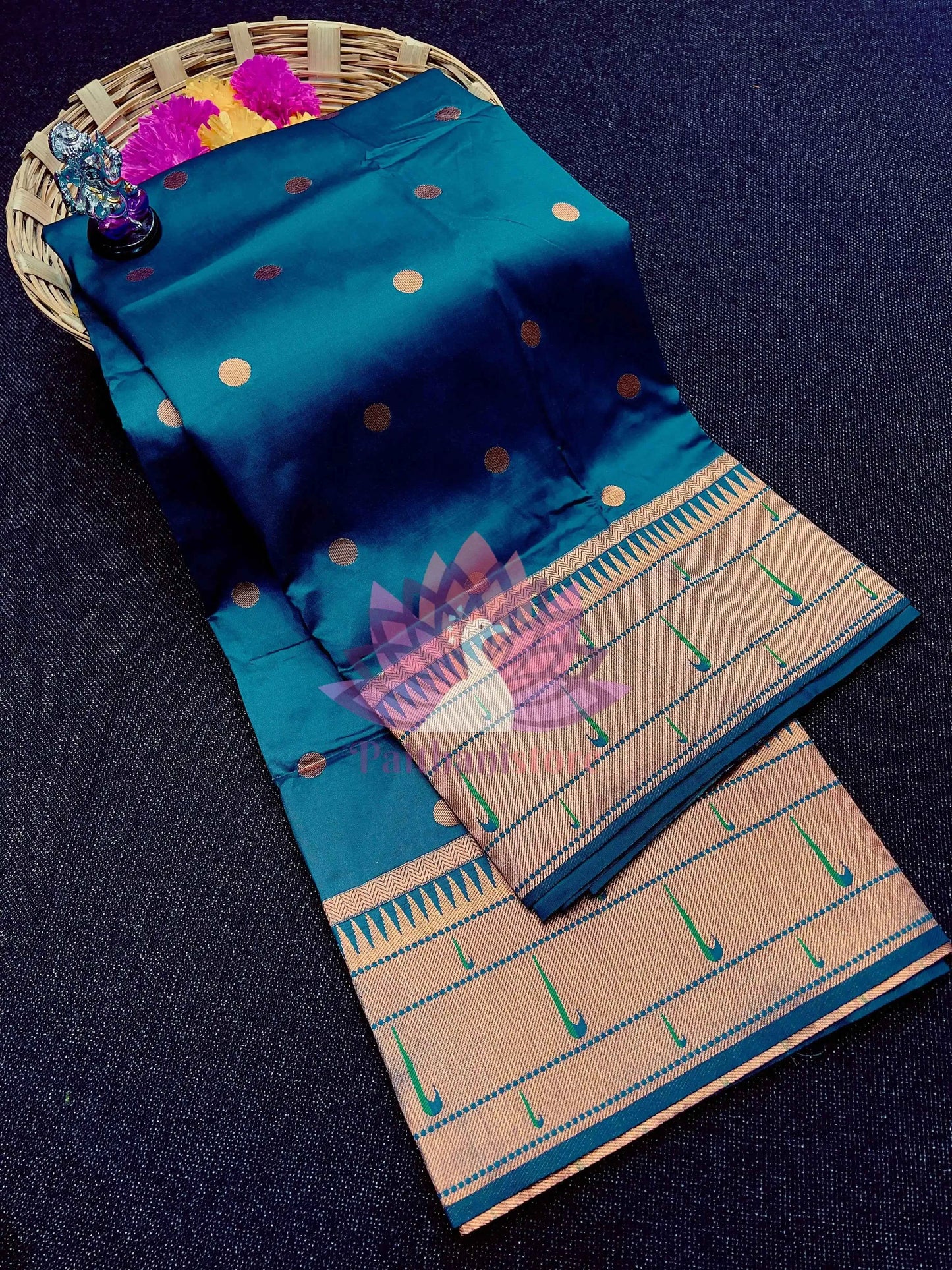 Semi-Silk Paithani Saree