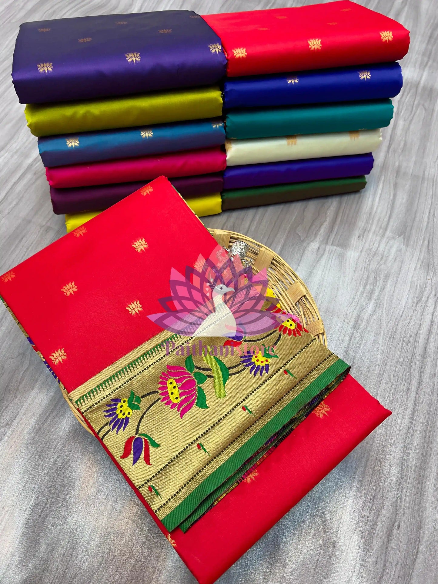 Lotus Paithani Saree