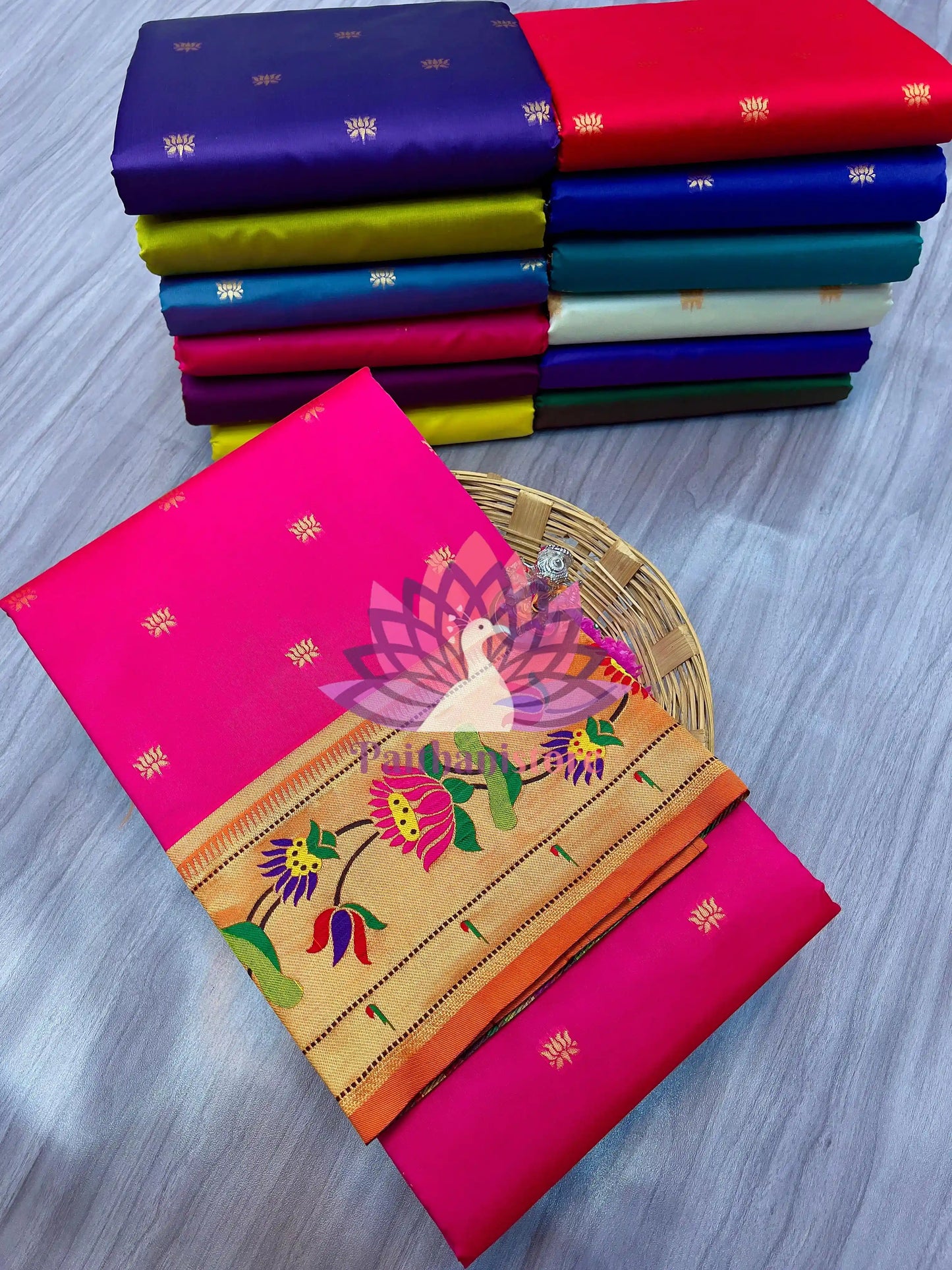 Lotus Paithani Saree