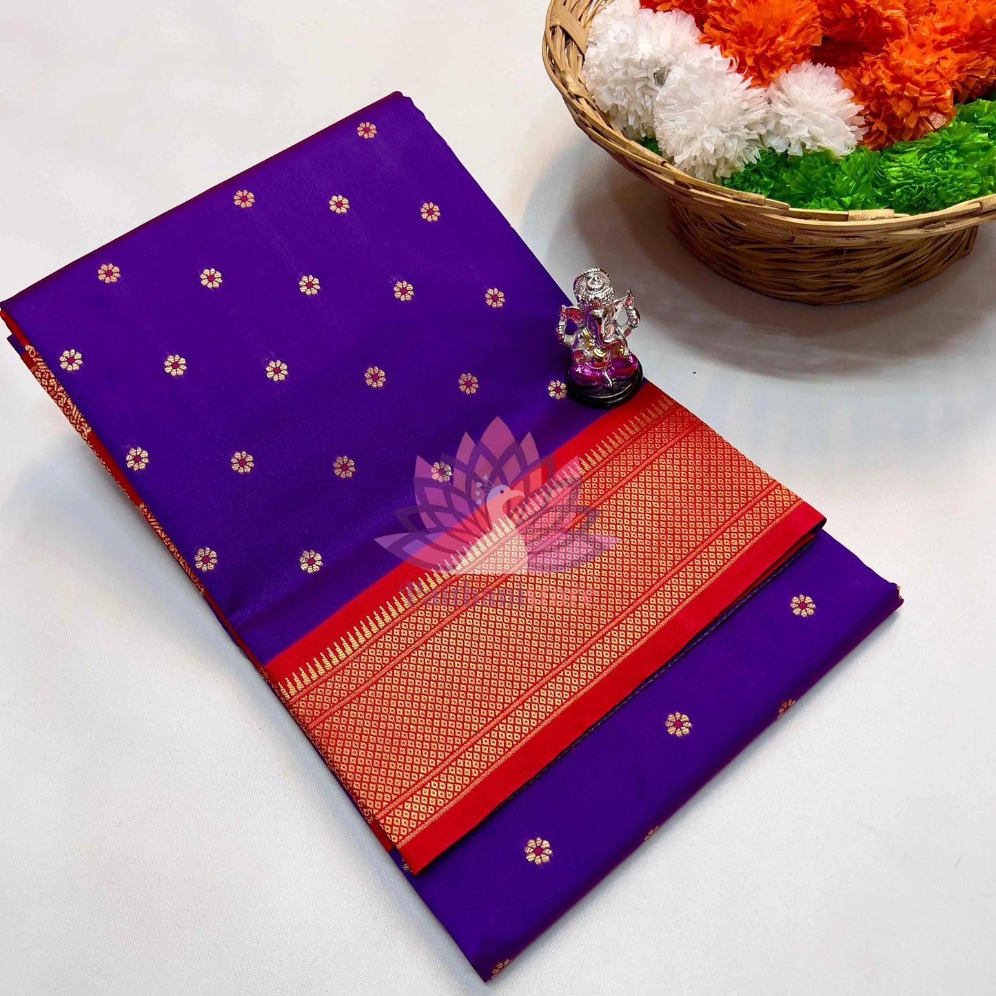 Semi Silk Yeola Paithani Saree
