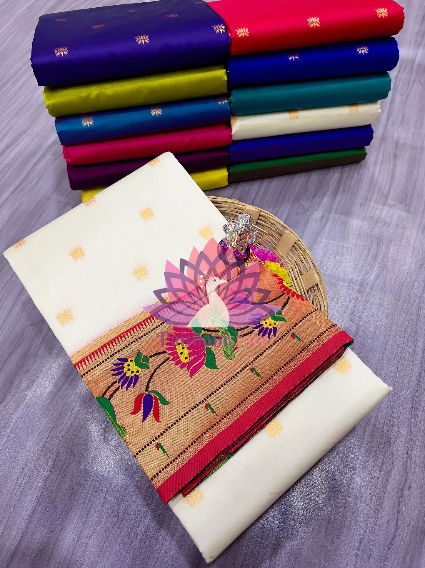 Lotus Paithani Saree