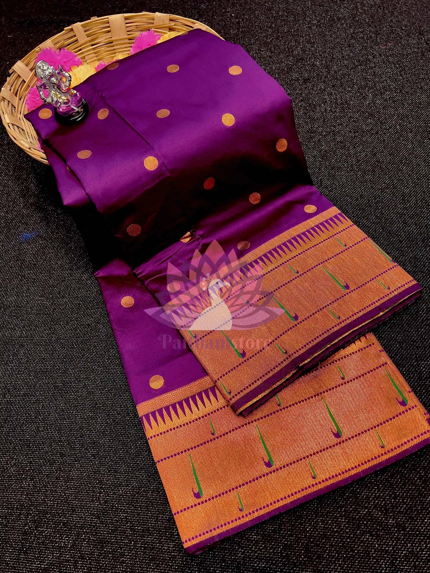 Semi-Silk Paithani Saree
