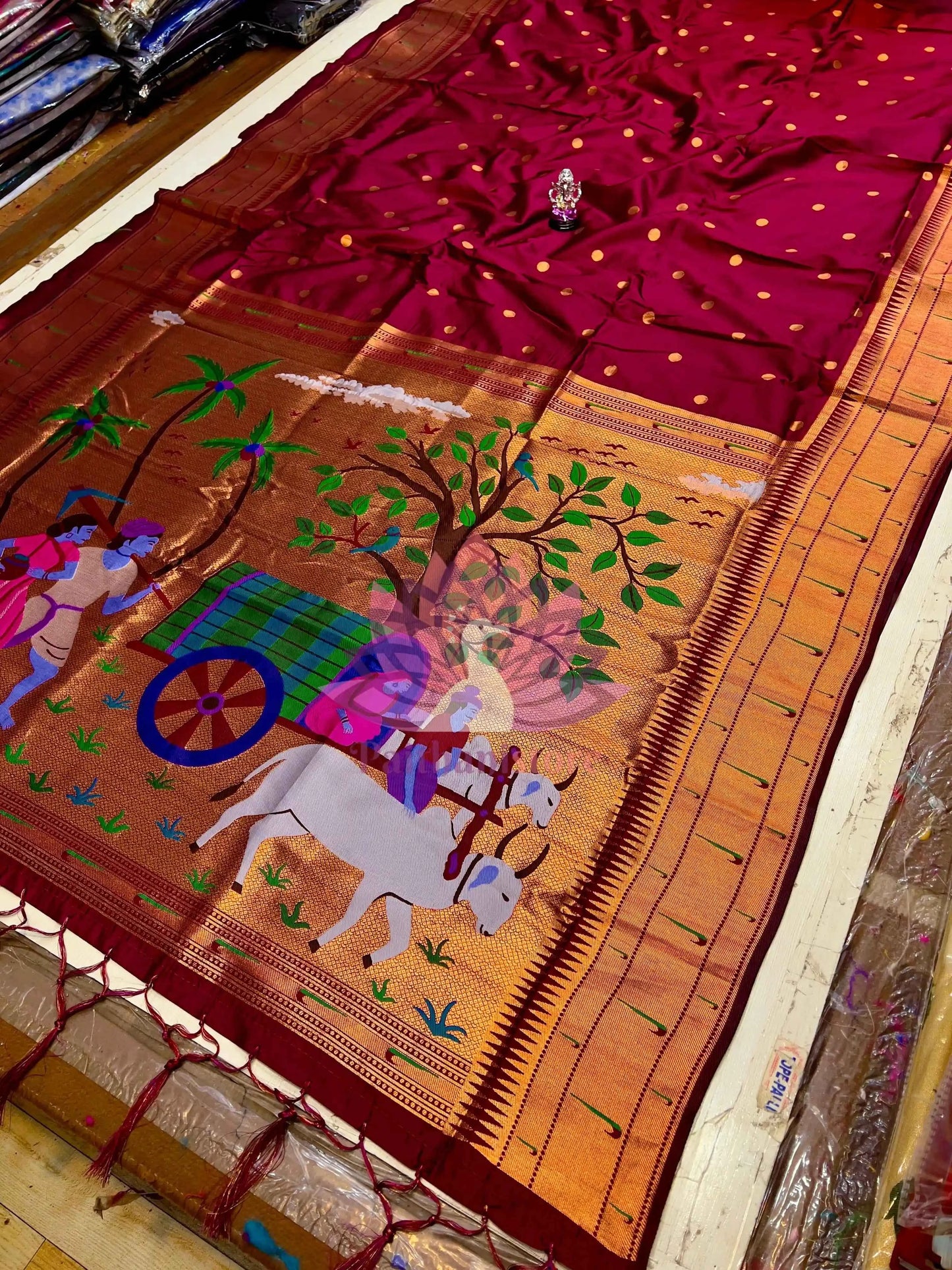Semi-Silk Paithani Saree