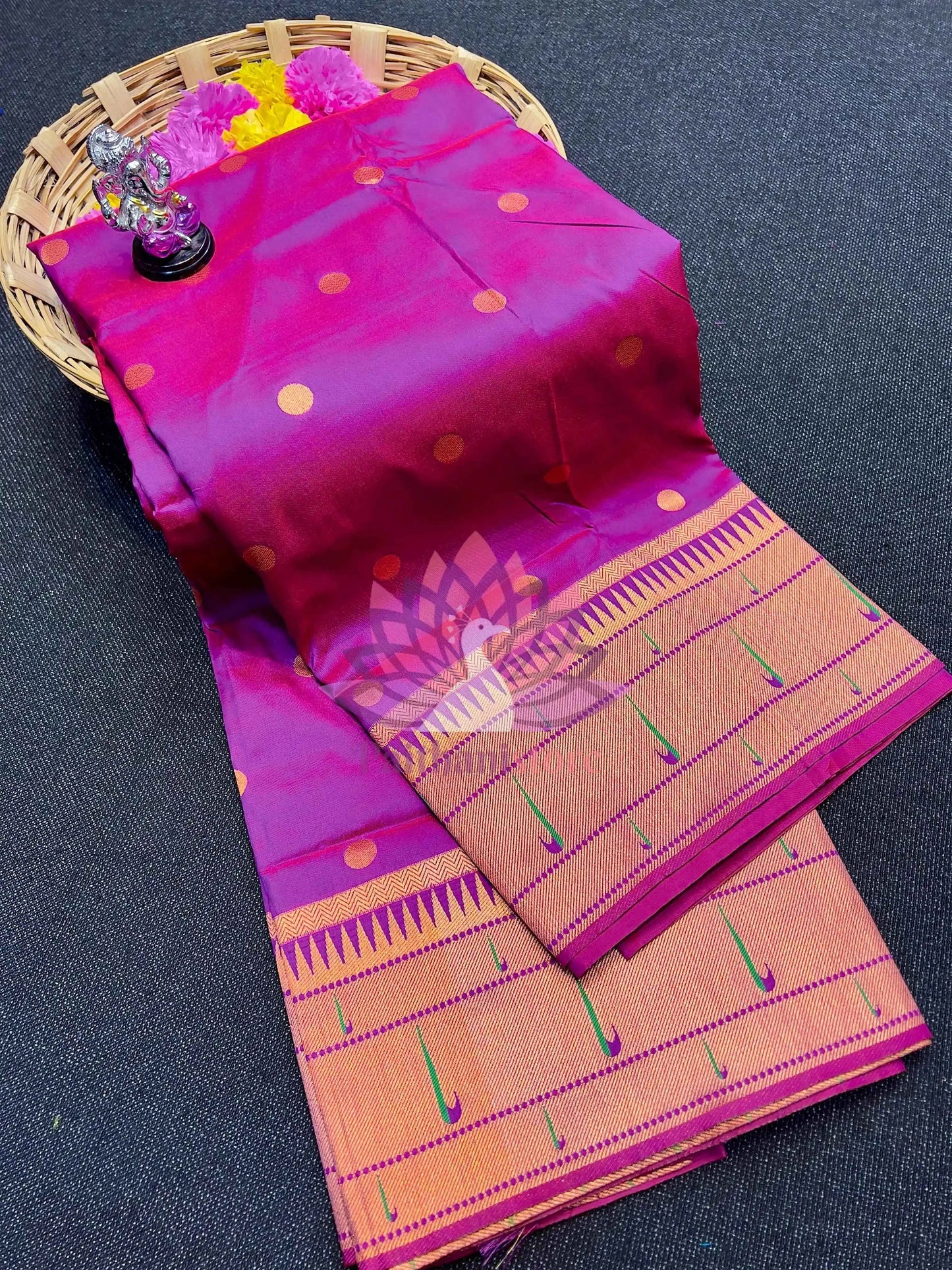 Semi-Silk Paithani Saree