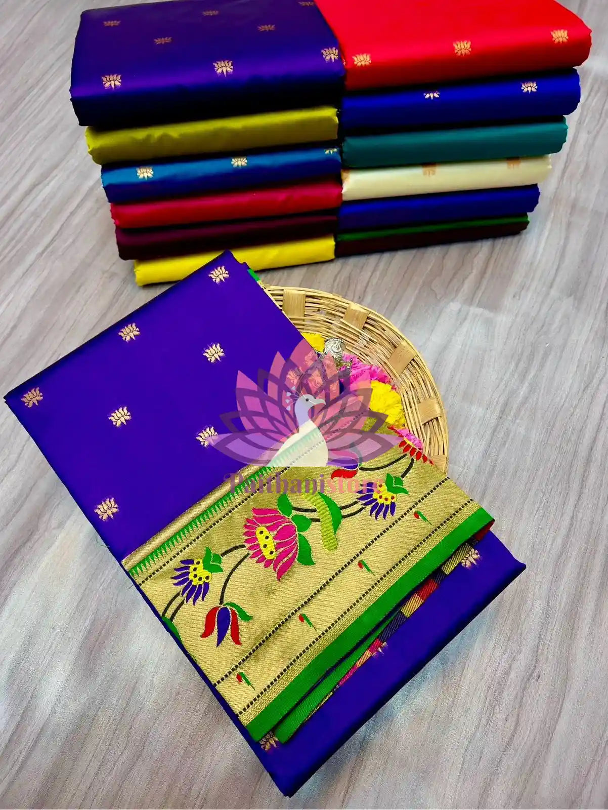Lotus Paithani Saree