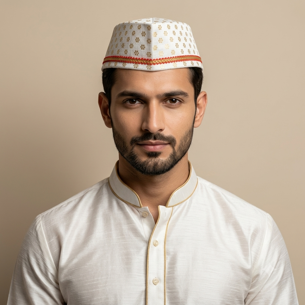 Traditional Paithani Cap