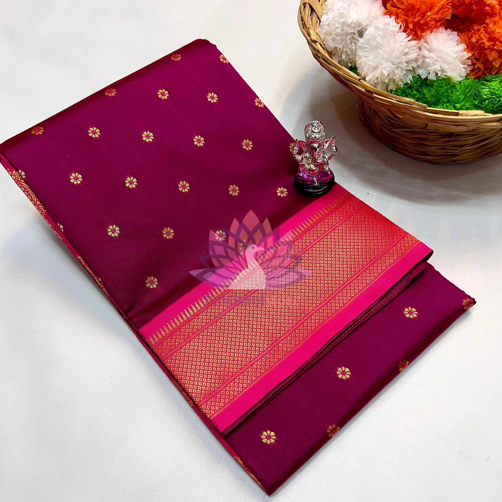 Semi Silk Yeola Paithani Saree