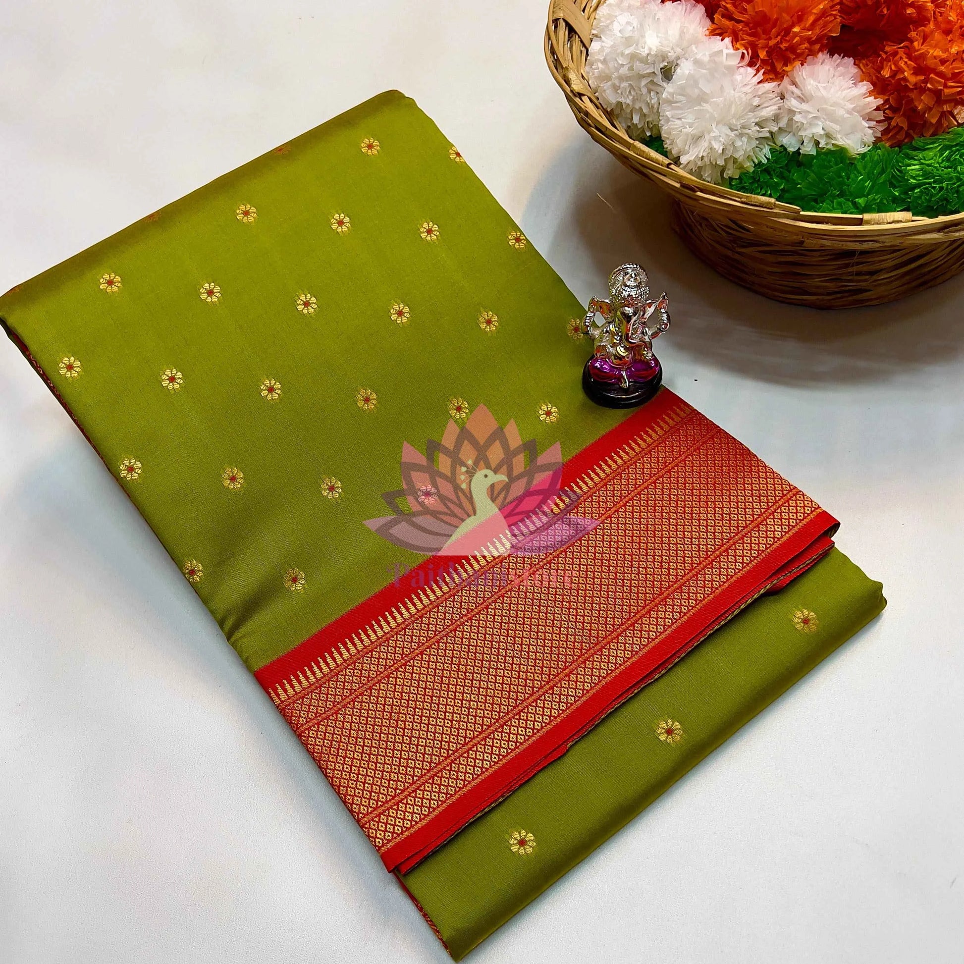 Semi Silk Yeola Paithani Saree