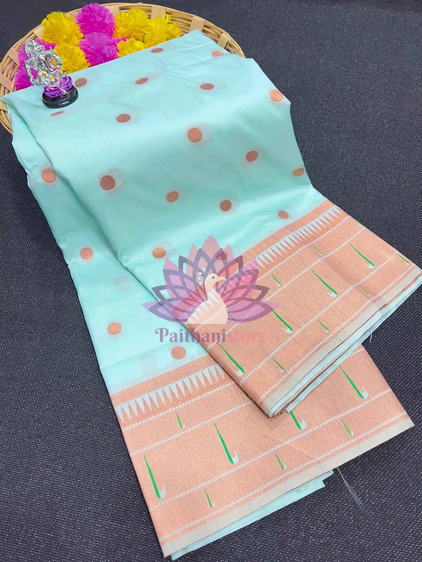 Semi-Silk Paithani Saree