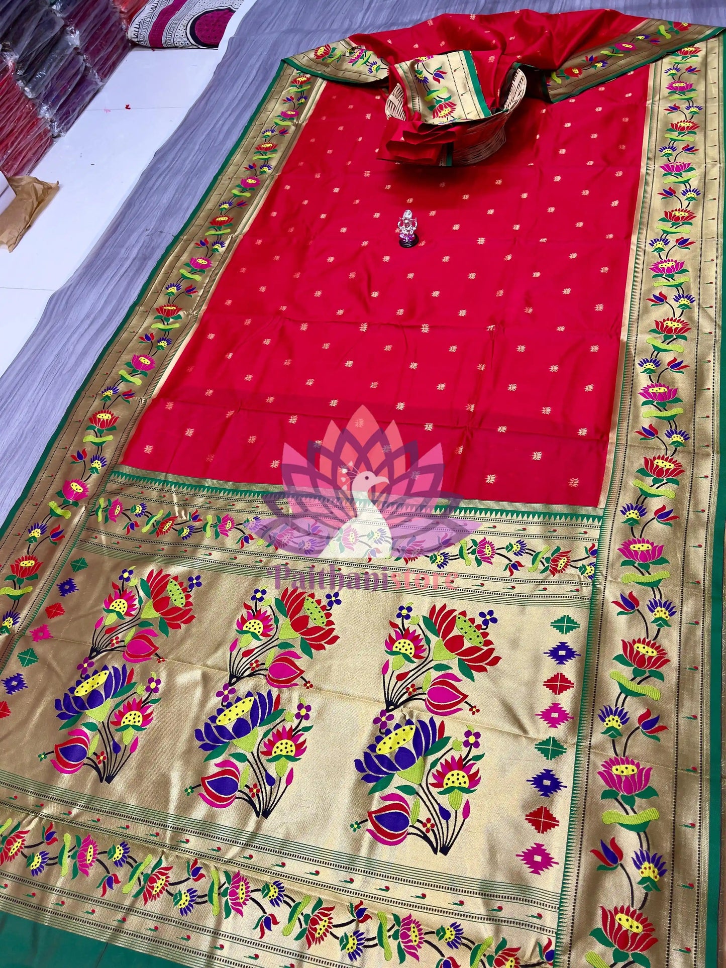 Lotus Paithani Saree