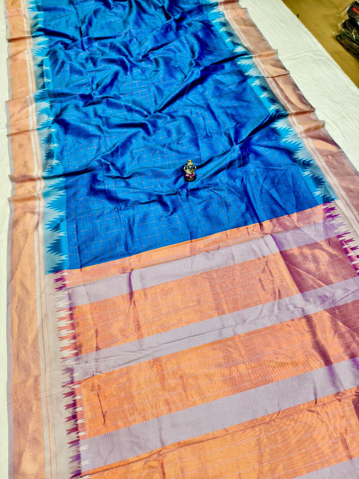 Beautiful Checks Irkal Paithani