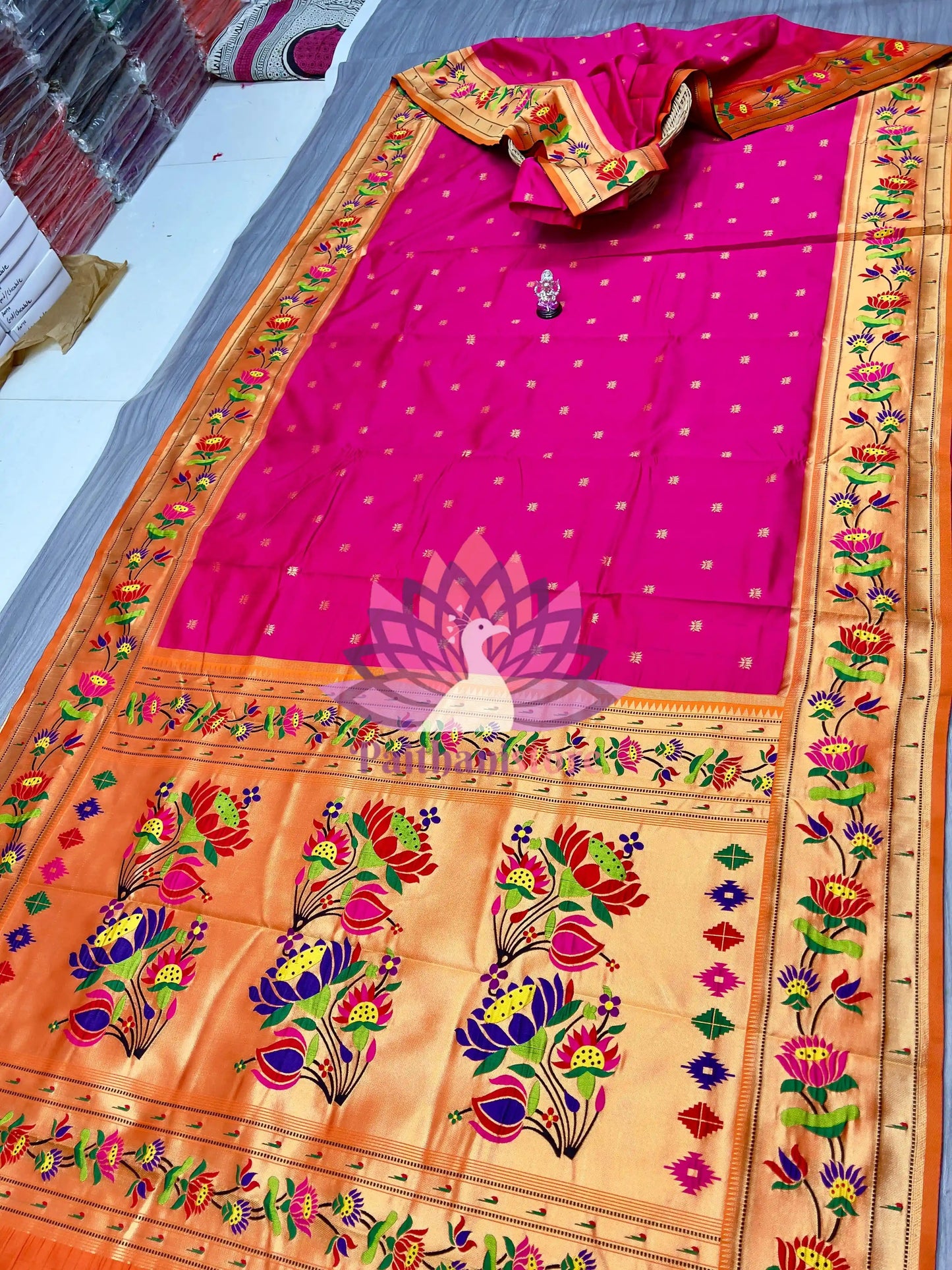 Lotus Paithani Saree