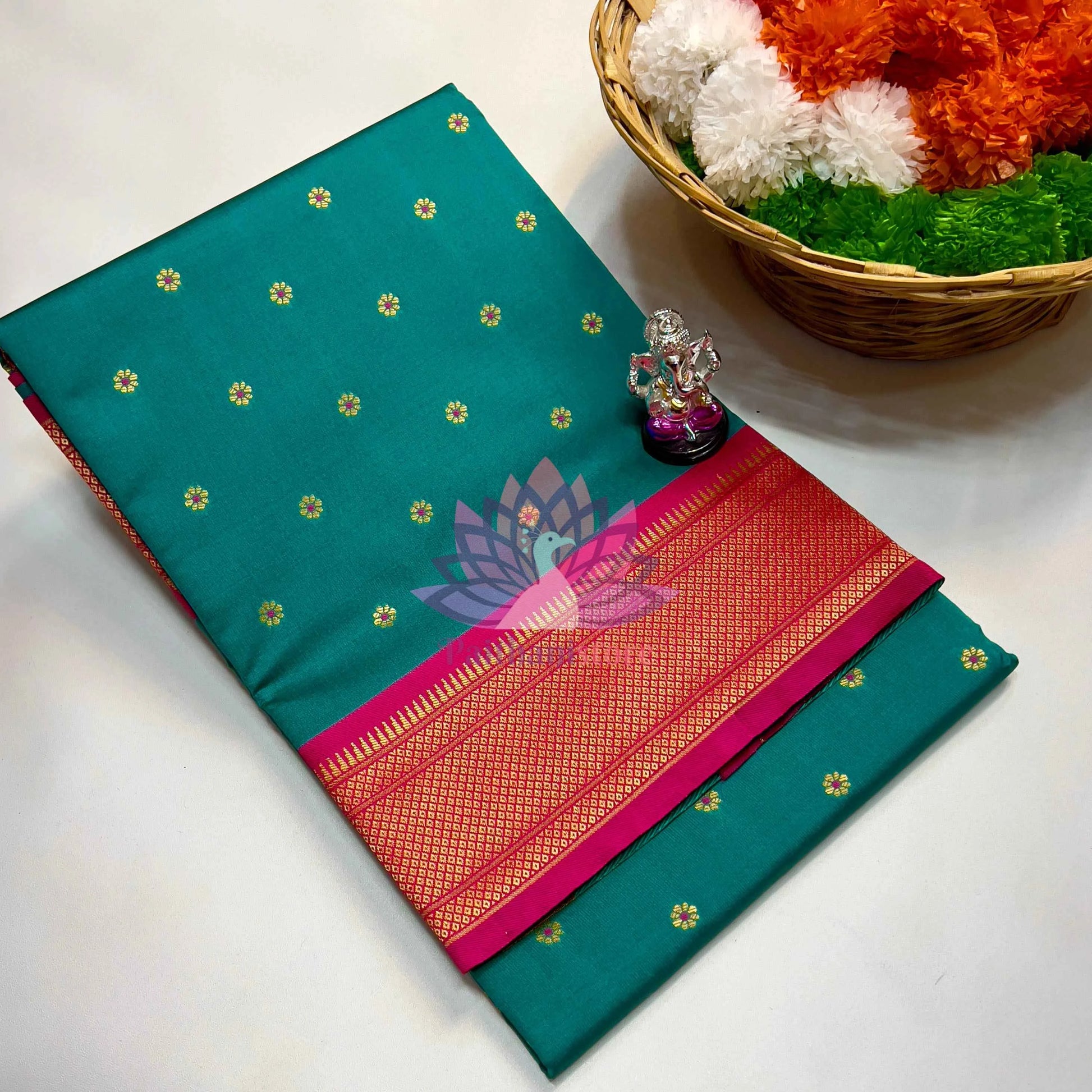 Semi Silk Yeola Paithani Saree