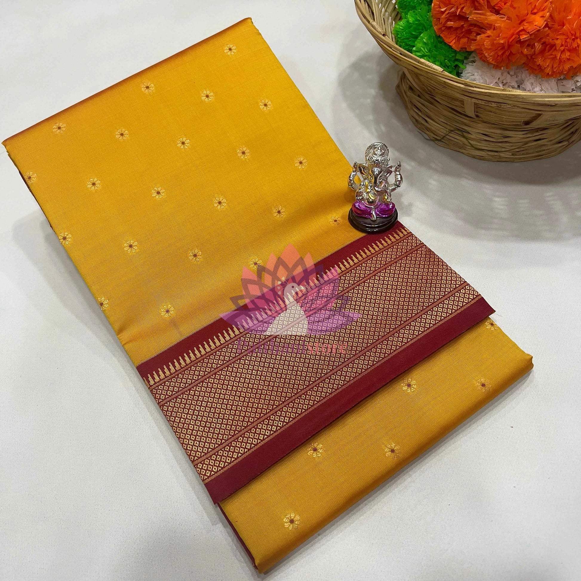 Semi Silk Yeola Paithani Saree