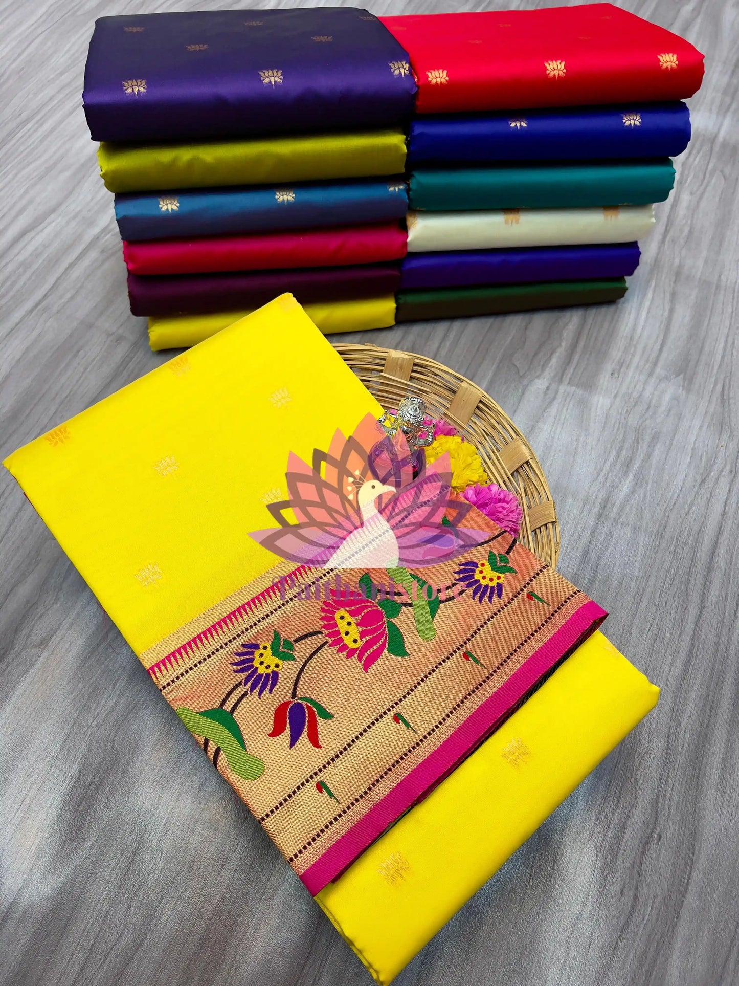 Lotus Paithani Saree