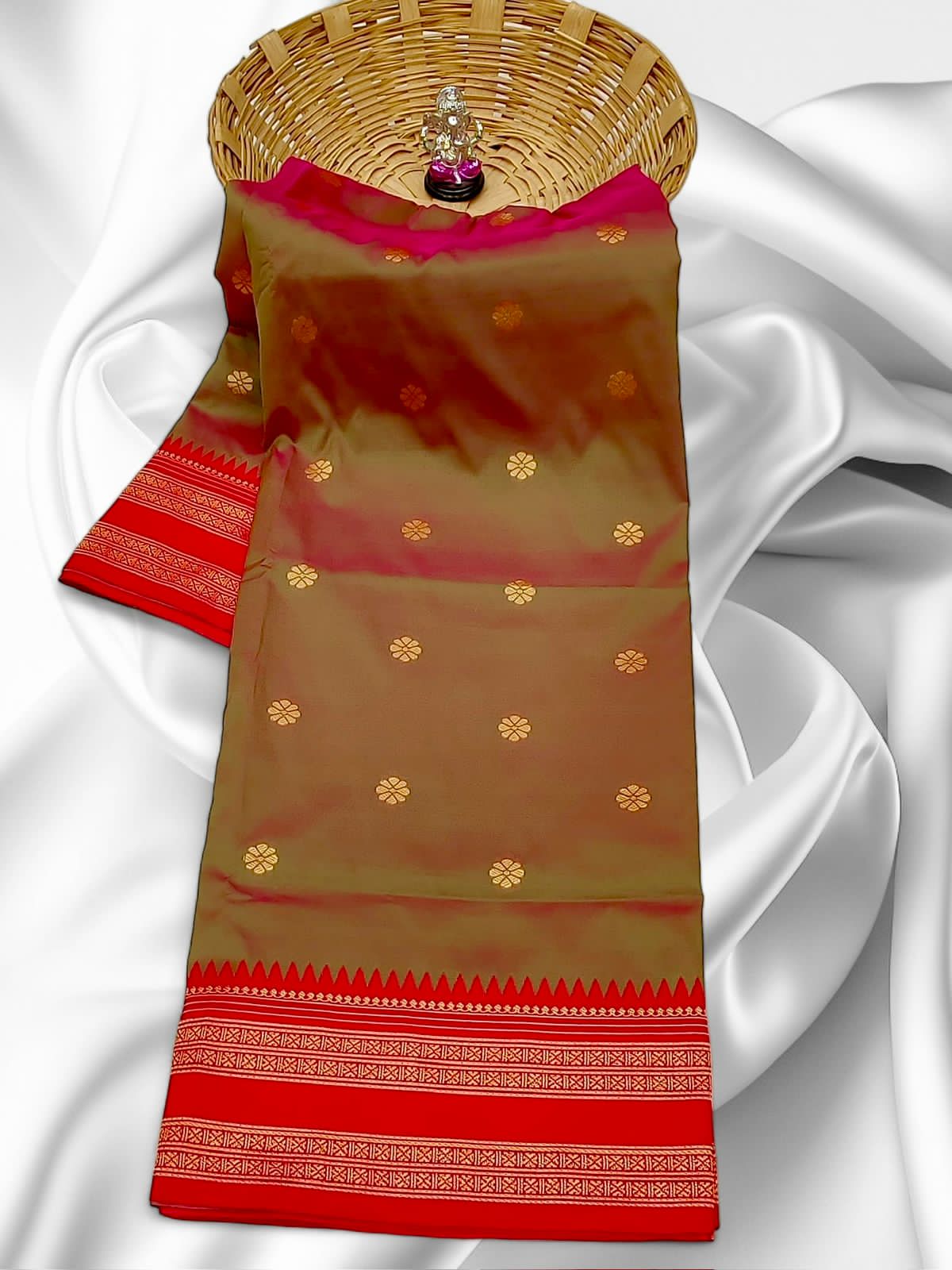 Semi-Silk Narayan Peth Paithani Saree