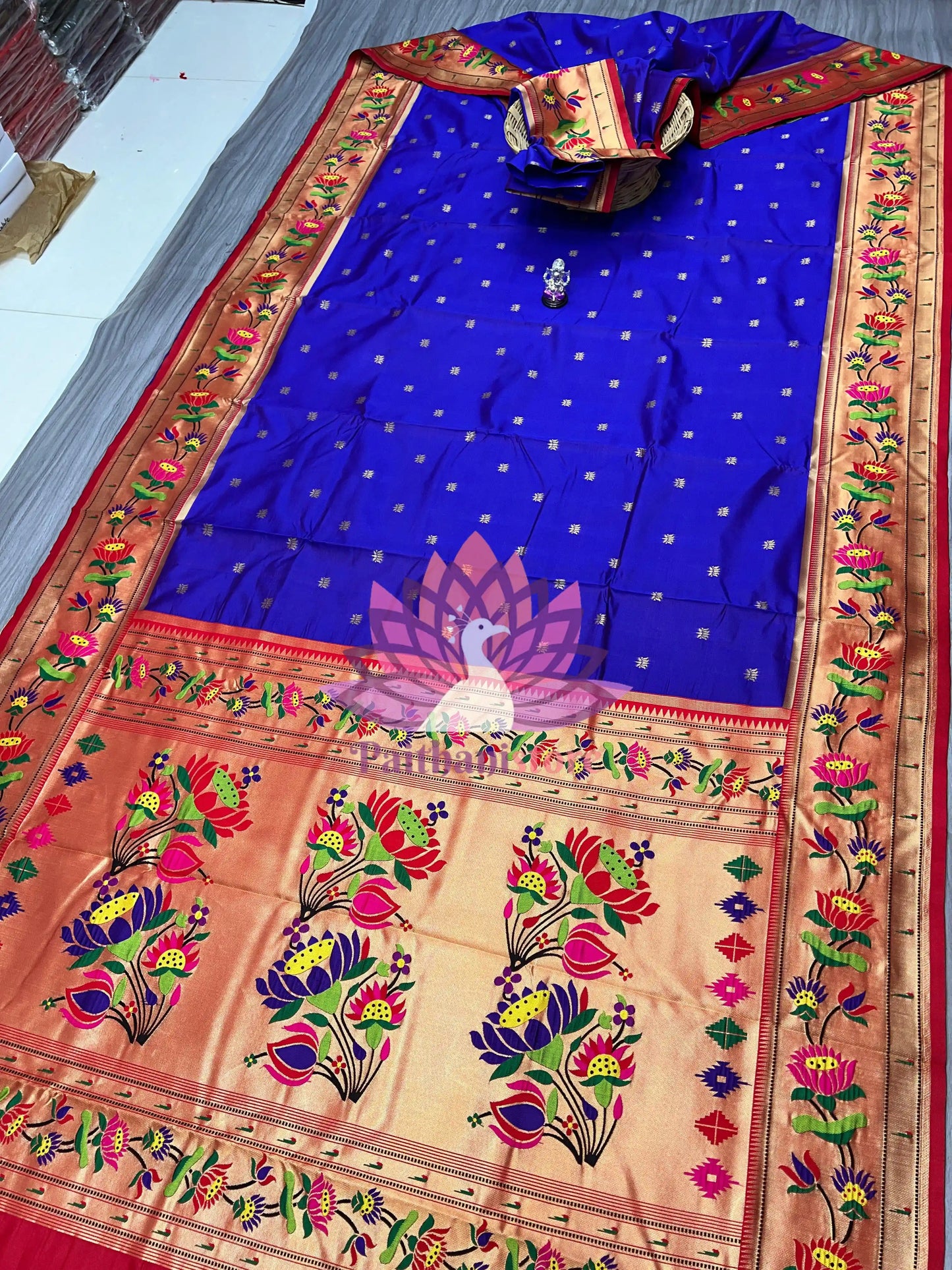 Lotus Paithani Saree