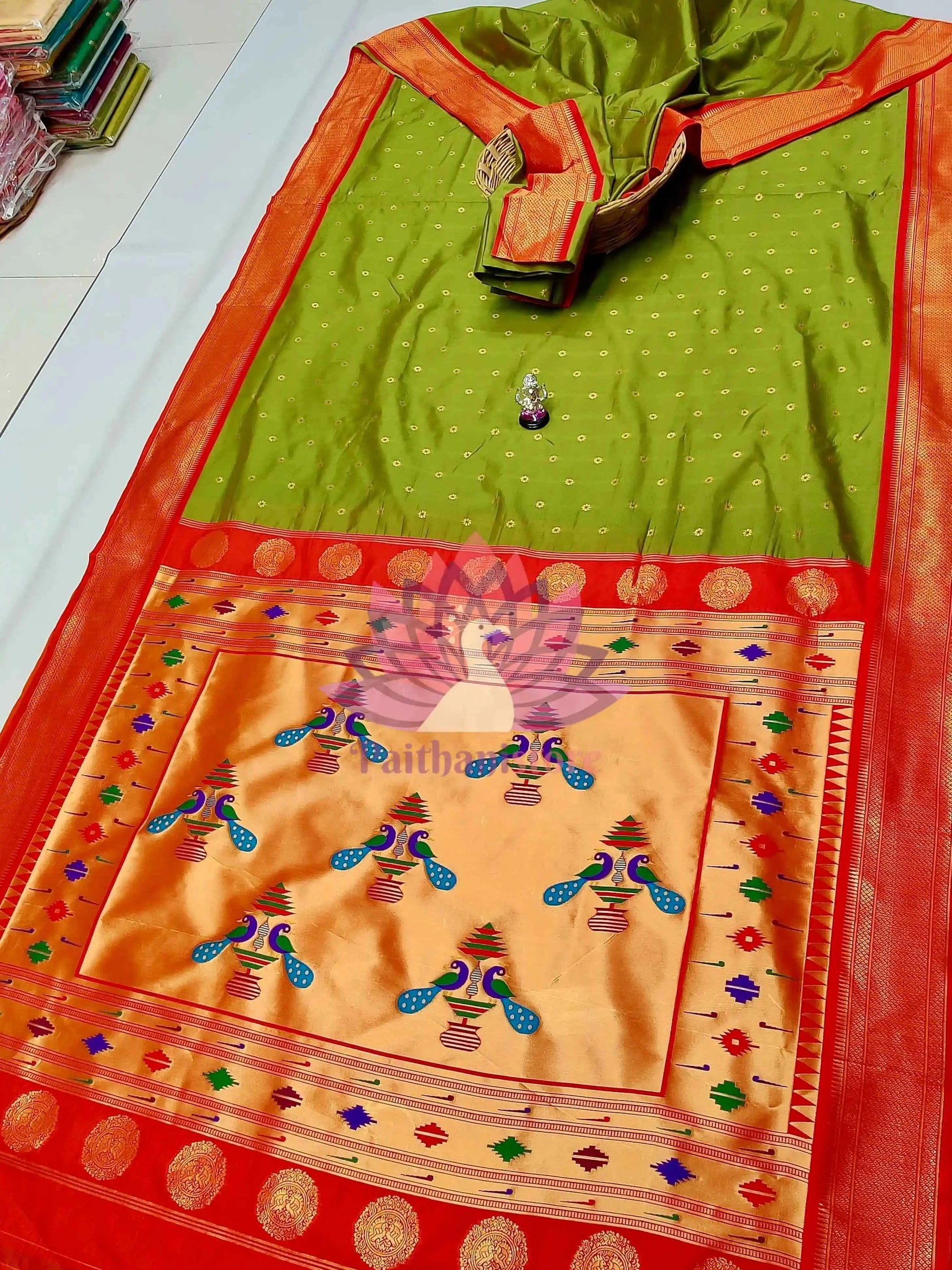 Semi Silk Yeola Paithani Saree